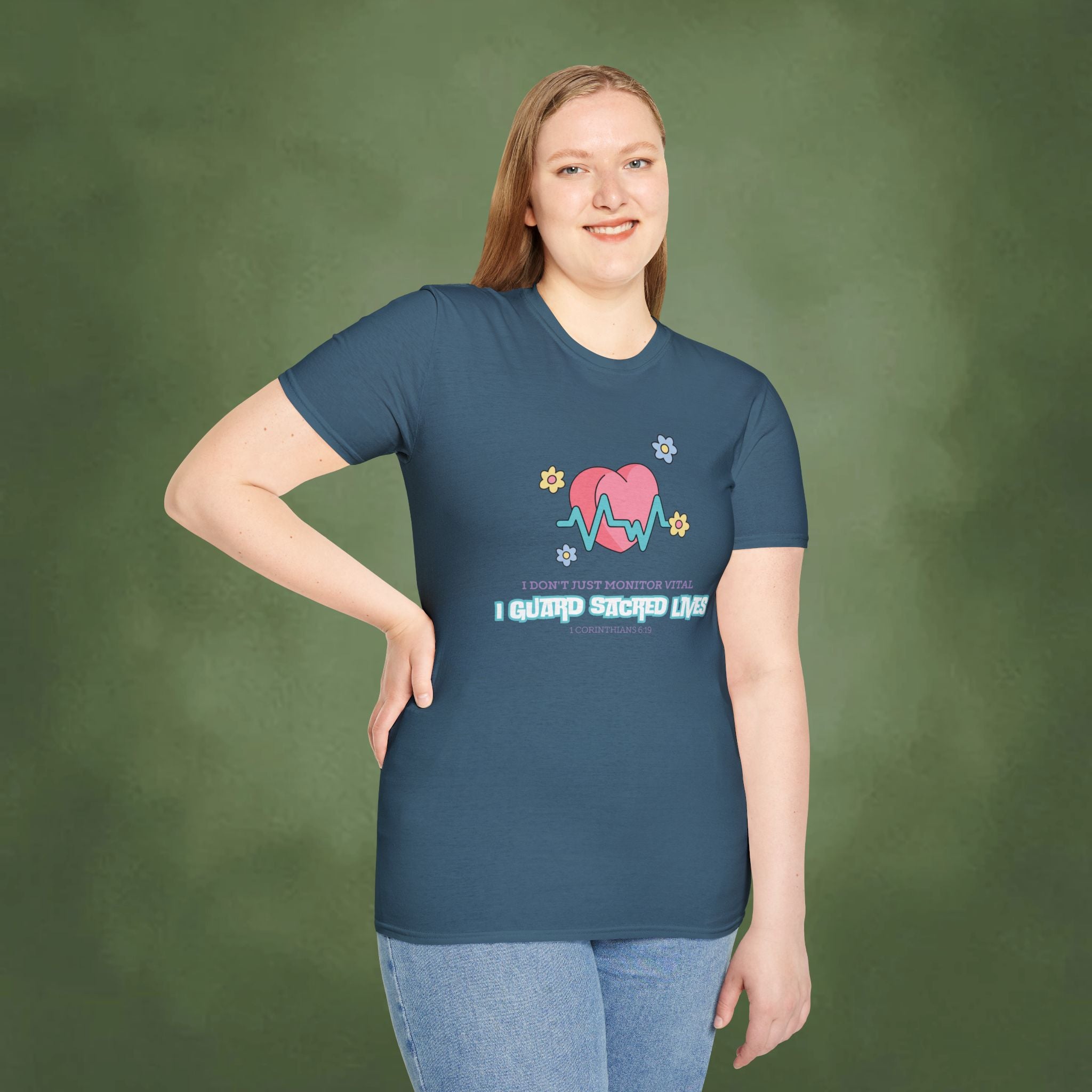 I guard sacred lives - Corinthians 6:19 T-shirt