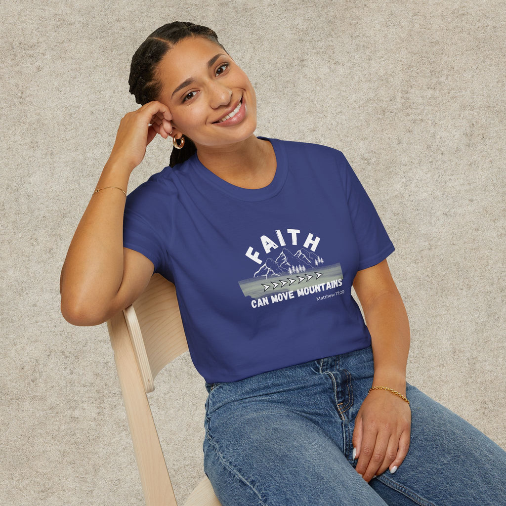 "Faith Can Move Mountains" T-shirt