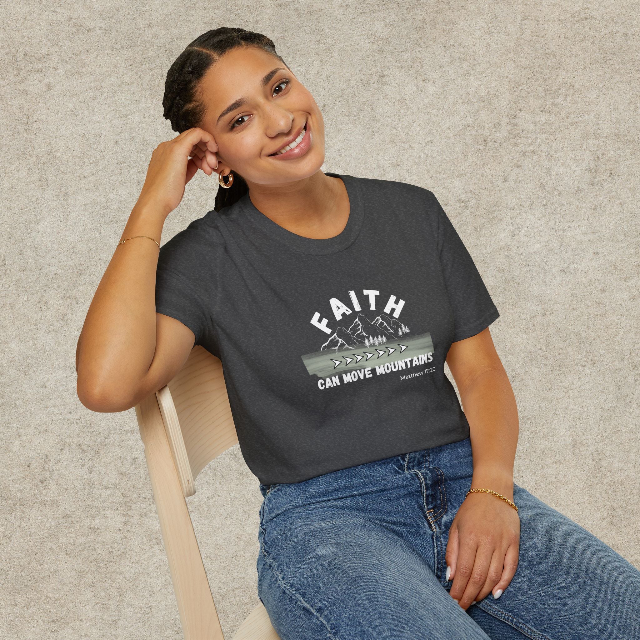 "Faith Can Move Mountains" T-shirt