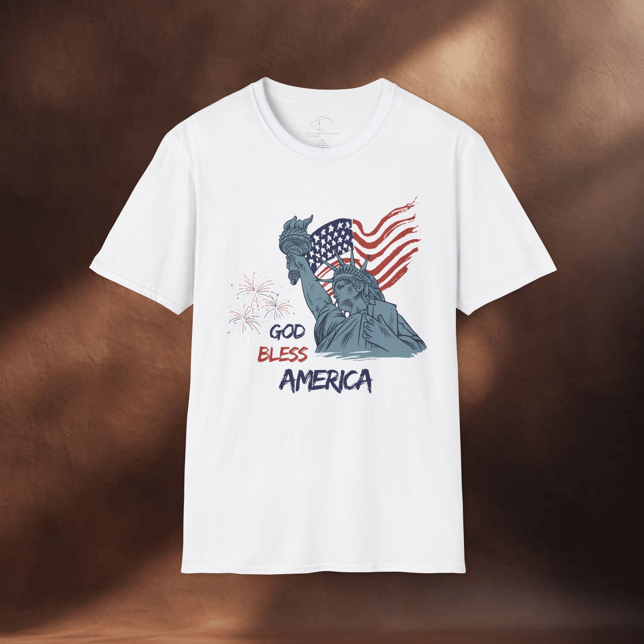 God Bless America T-Shirt White