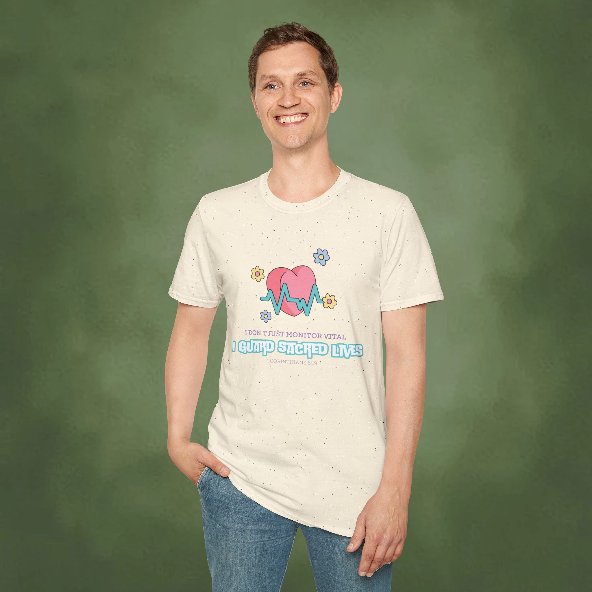 I guard sacred lives - Corinthians 6:19 T-shirt