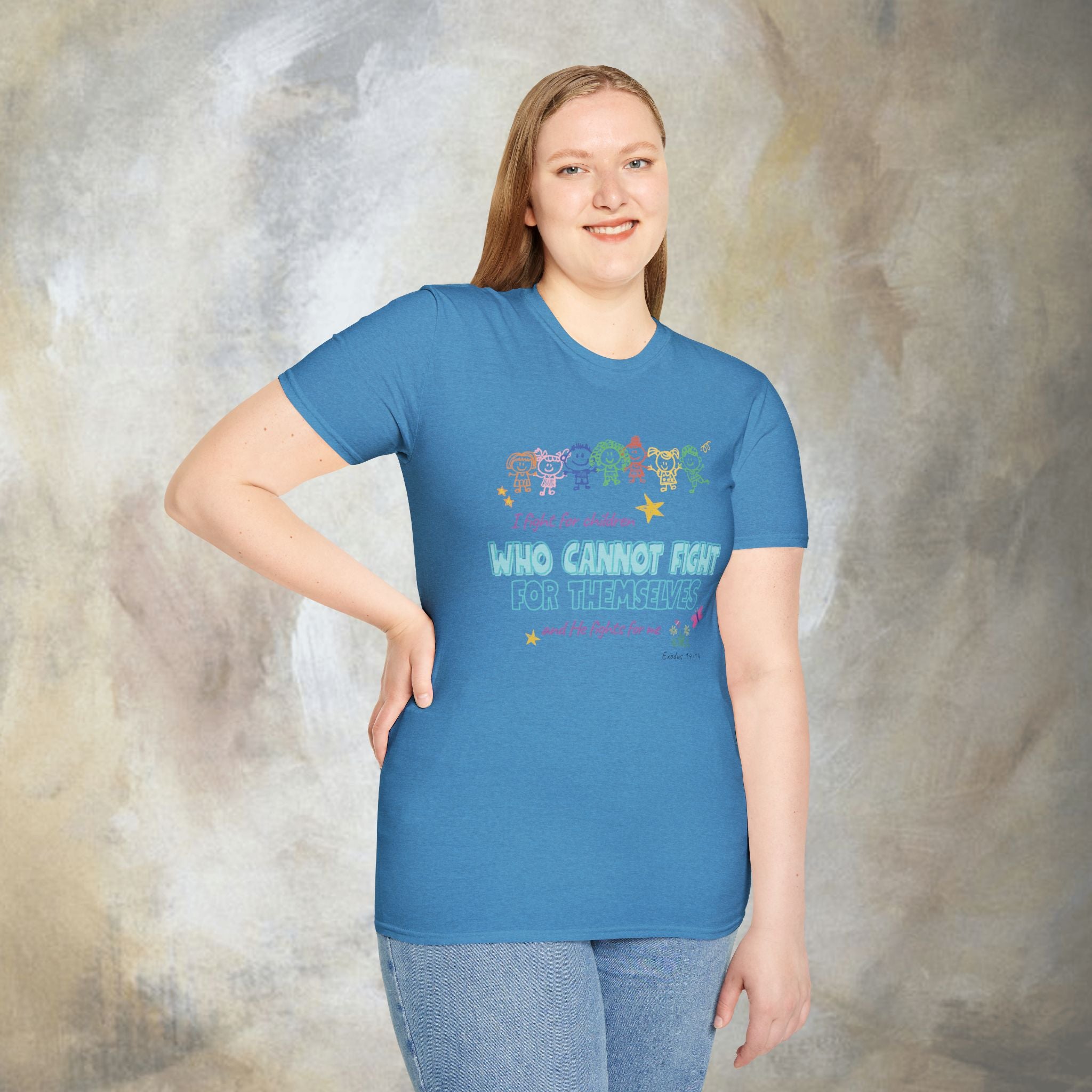 I Fight for Children Who Cannot Fight for Themselves, and He Fights for Me T-Shirt