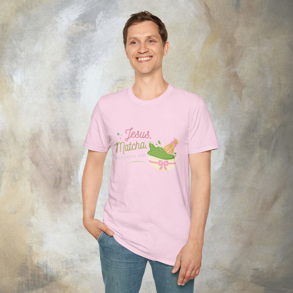 Jesus, Matcha and a peaceful mind T-shirt