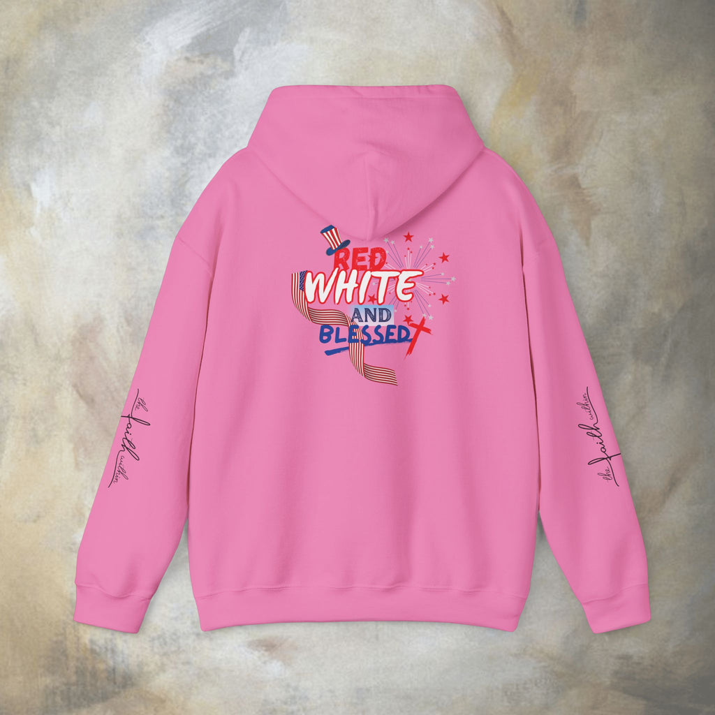 Red White and Blessed Hoodie