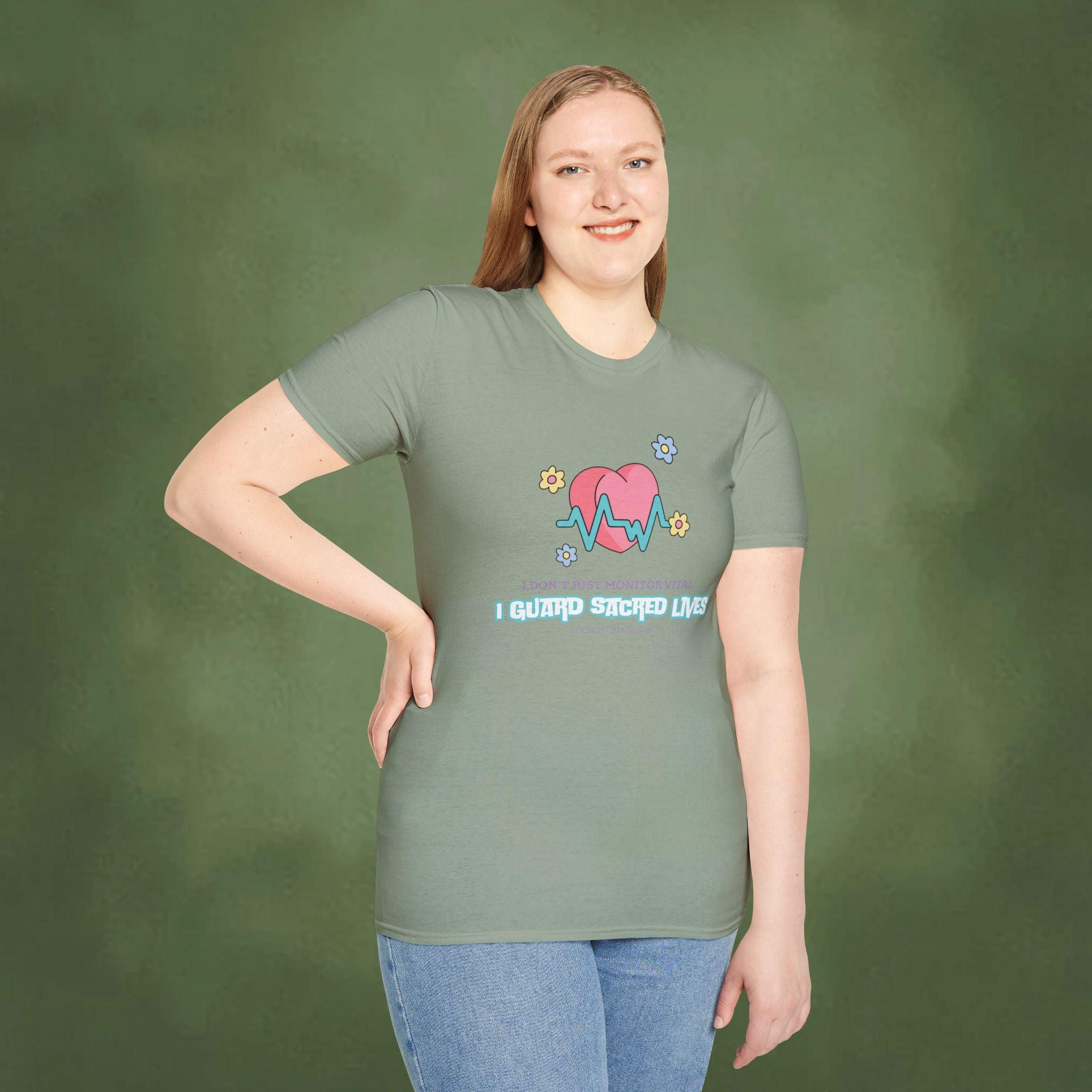 I guard sacred lives - Corinthians 6:19 T-shirt