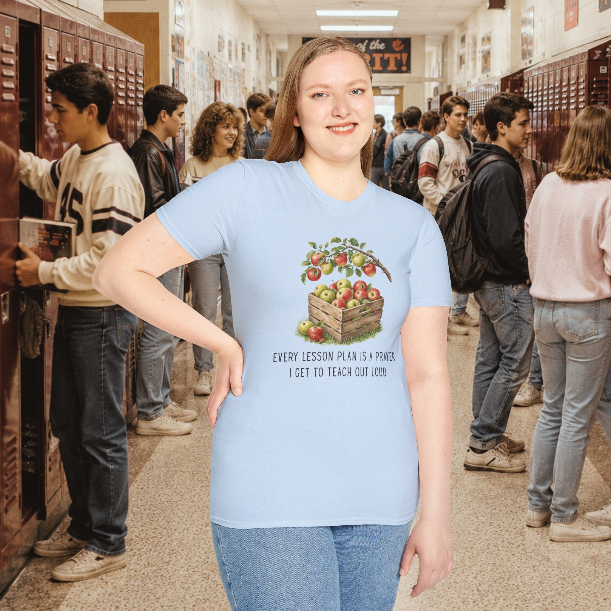Every Lesson Plan Is a Prayer I Get to Teach Out Loud T-Shirt