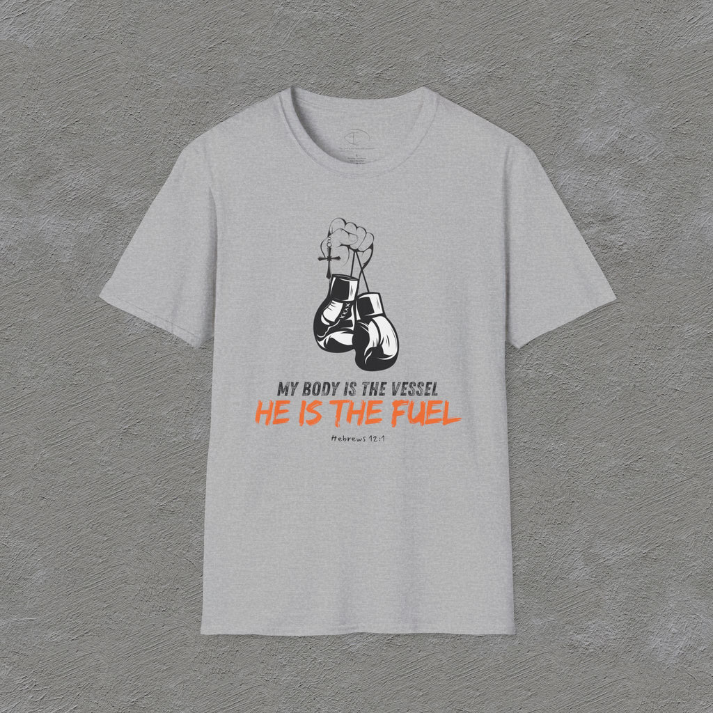 He is the fuel - Hebrews 12:1 T-shirt