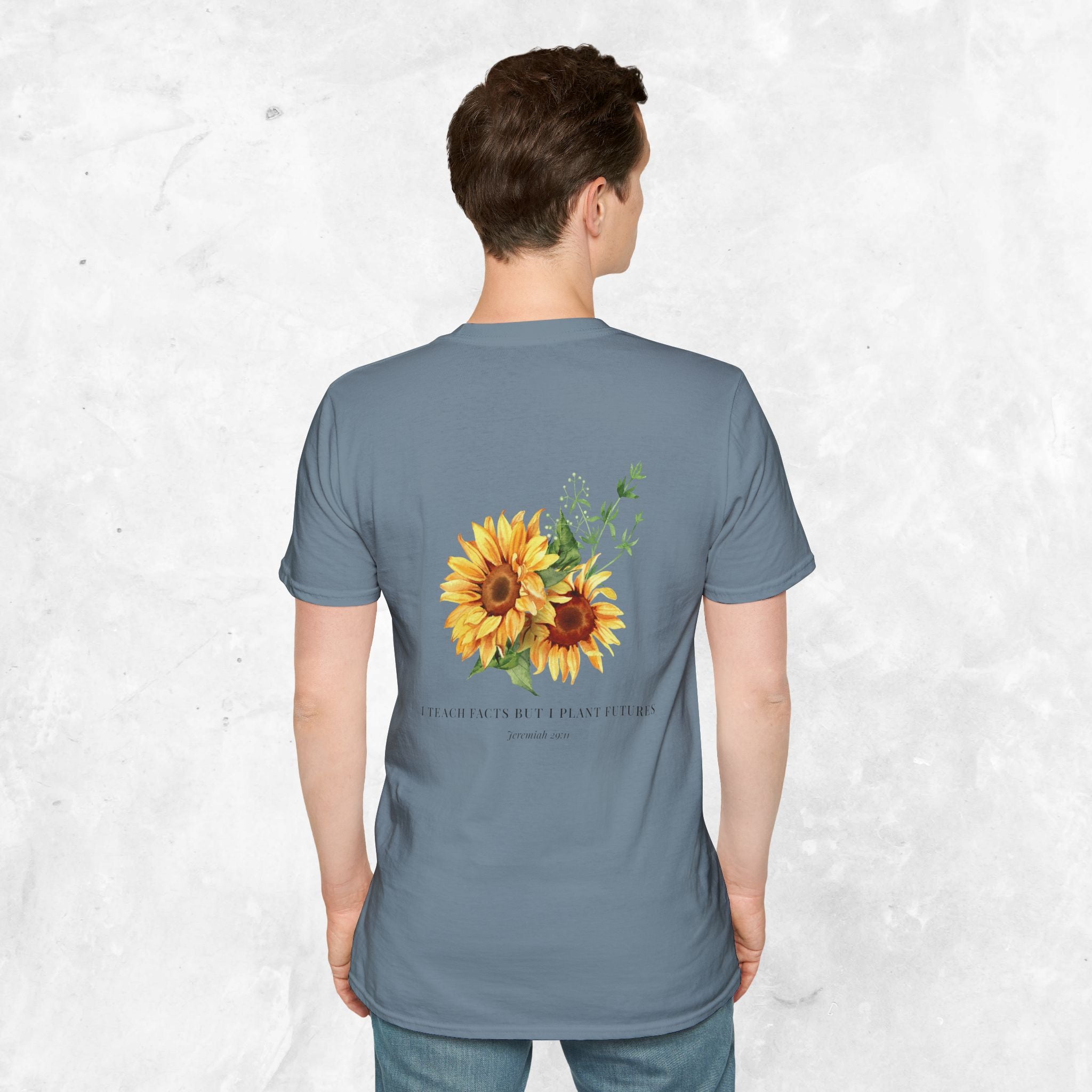 Jeremiah 29:11 T-shirt - Sunflower Back