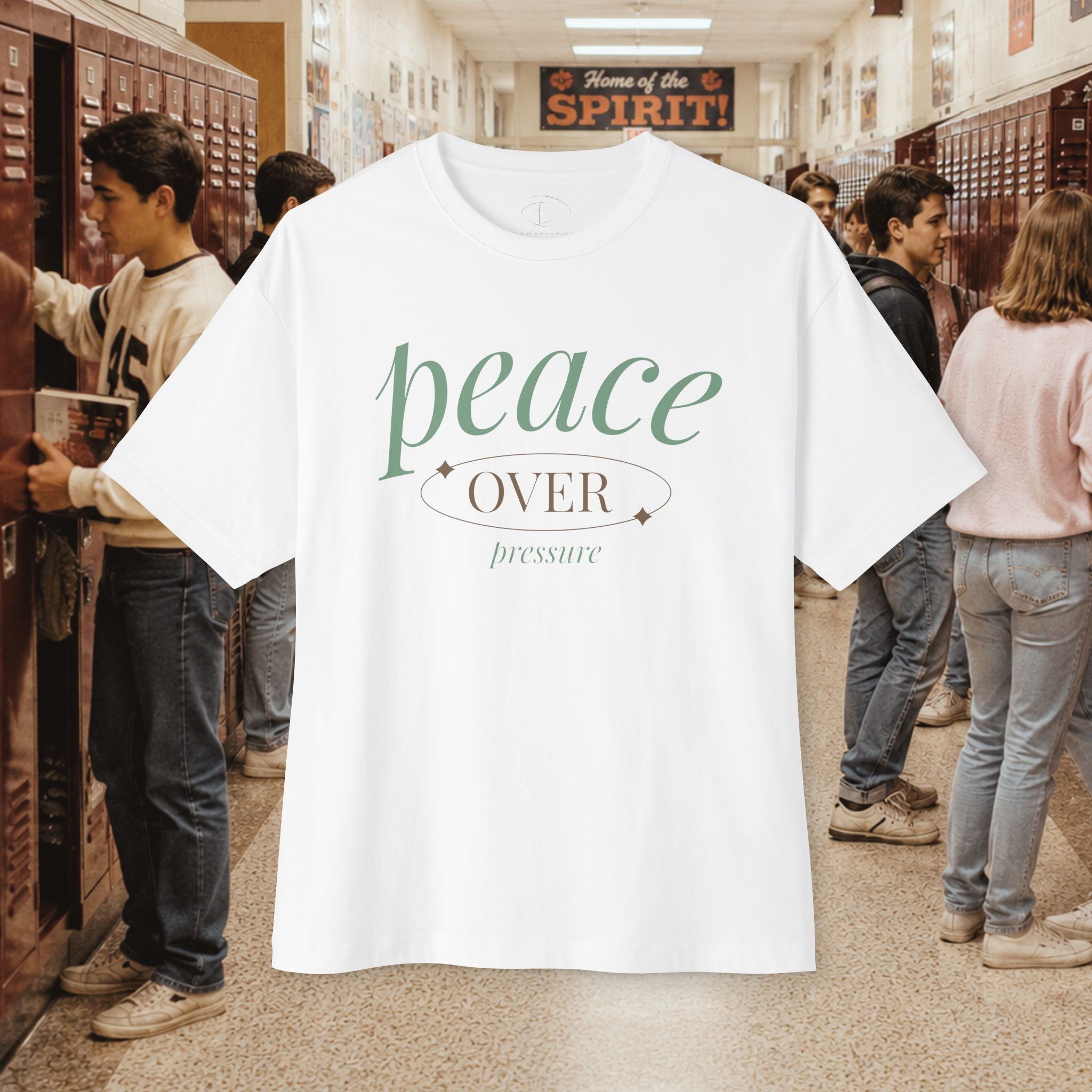 Peace Over Pressure Oversized Boxy T-Shirt