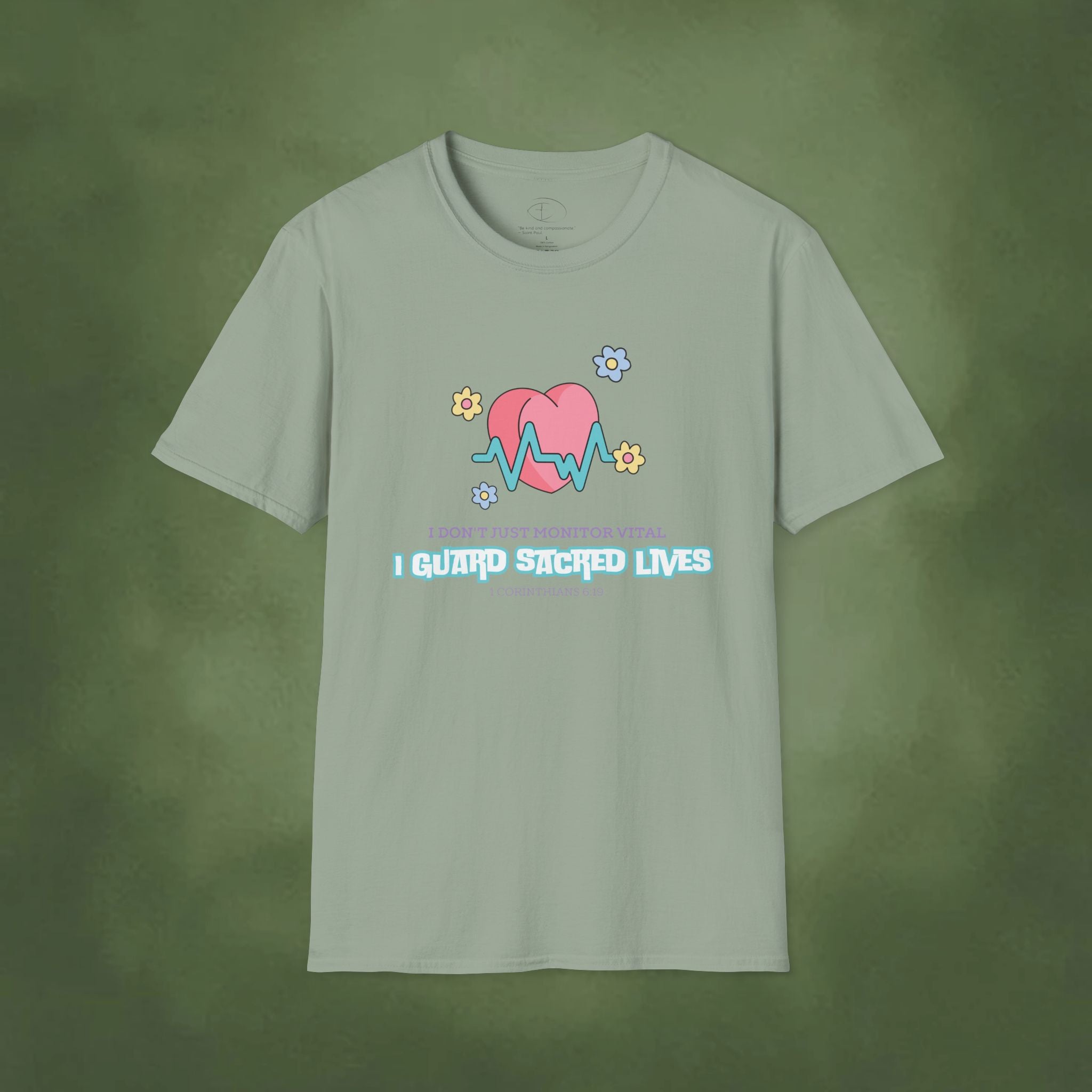 I guard sacred lives - Corinthians 6:19 T-shirt
