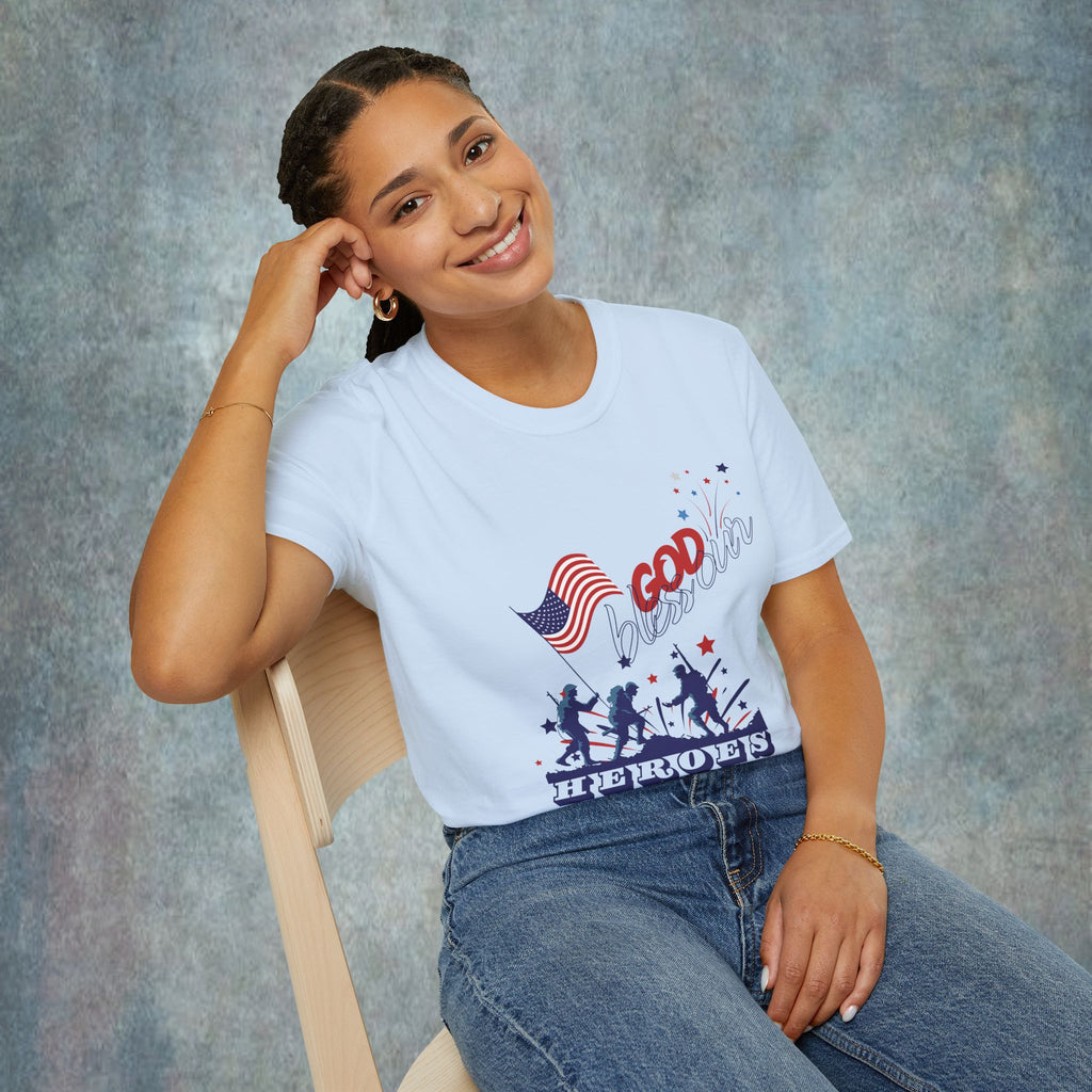 God Bless our heroes T-Shirt