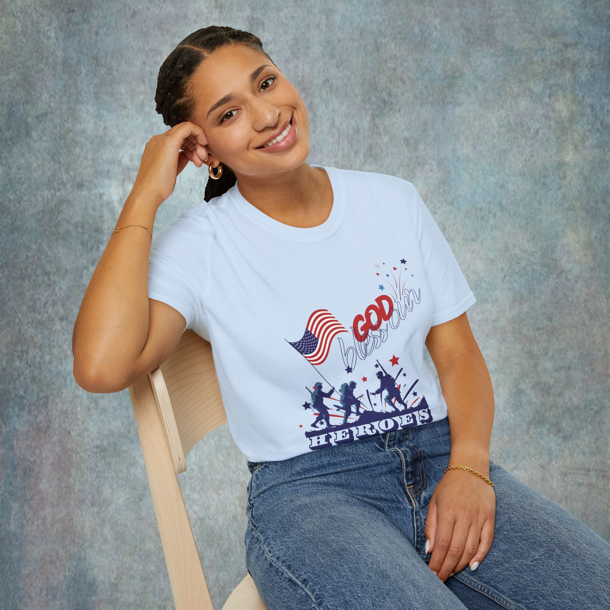 God Bless our heroes T-Shirt