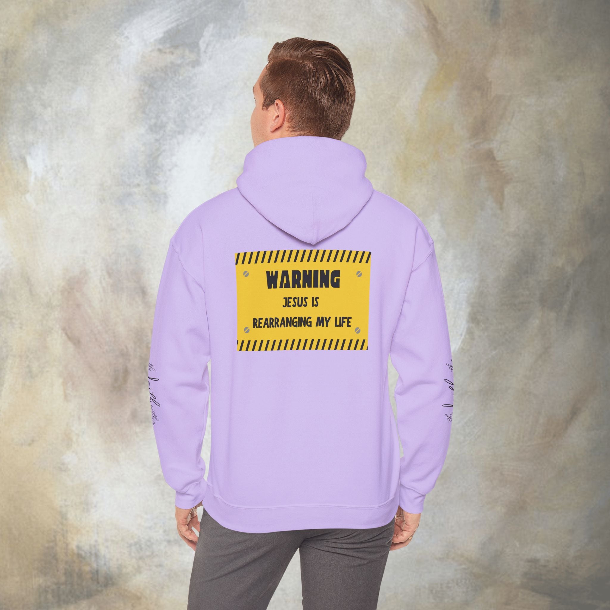 Warning: Jesus Is Rearranging My Life Hoodie