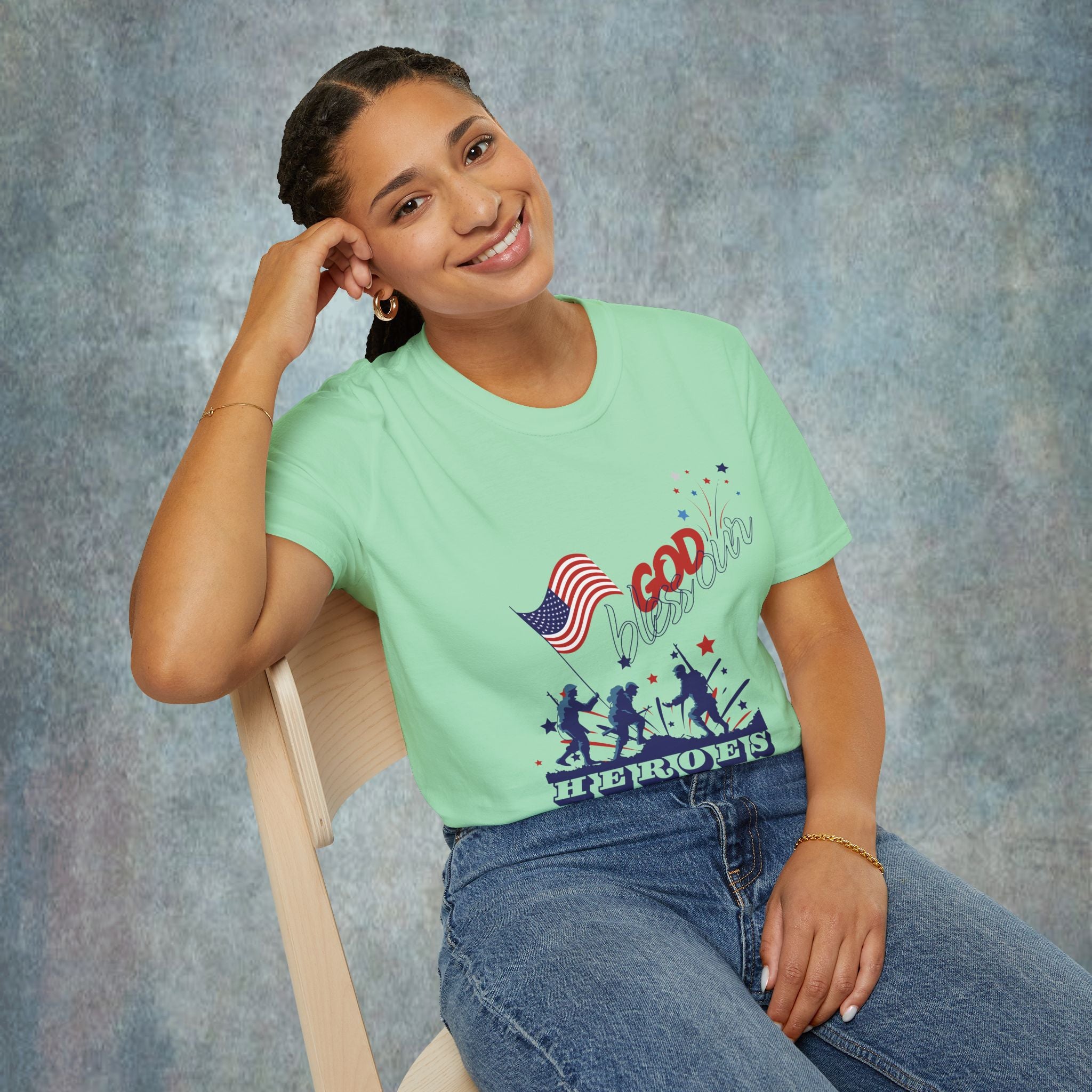 God Bless our heroes T-Shirt