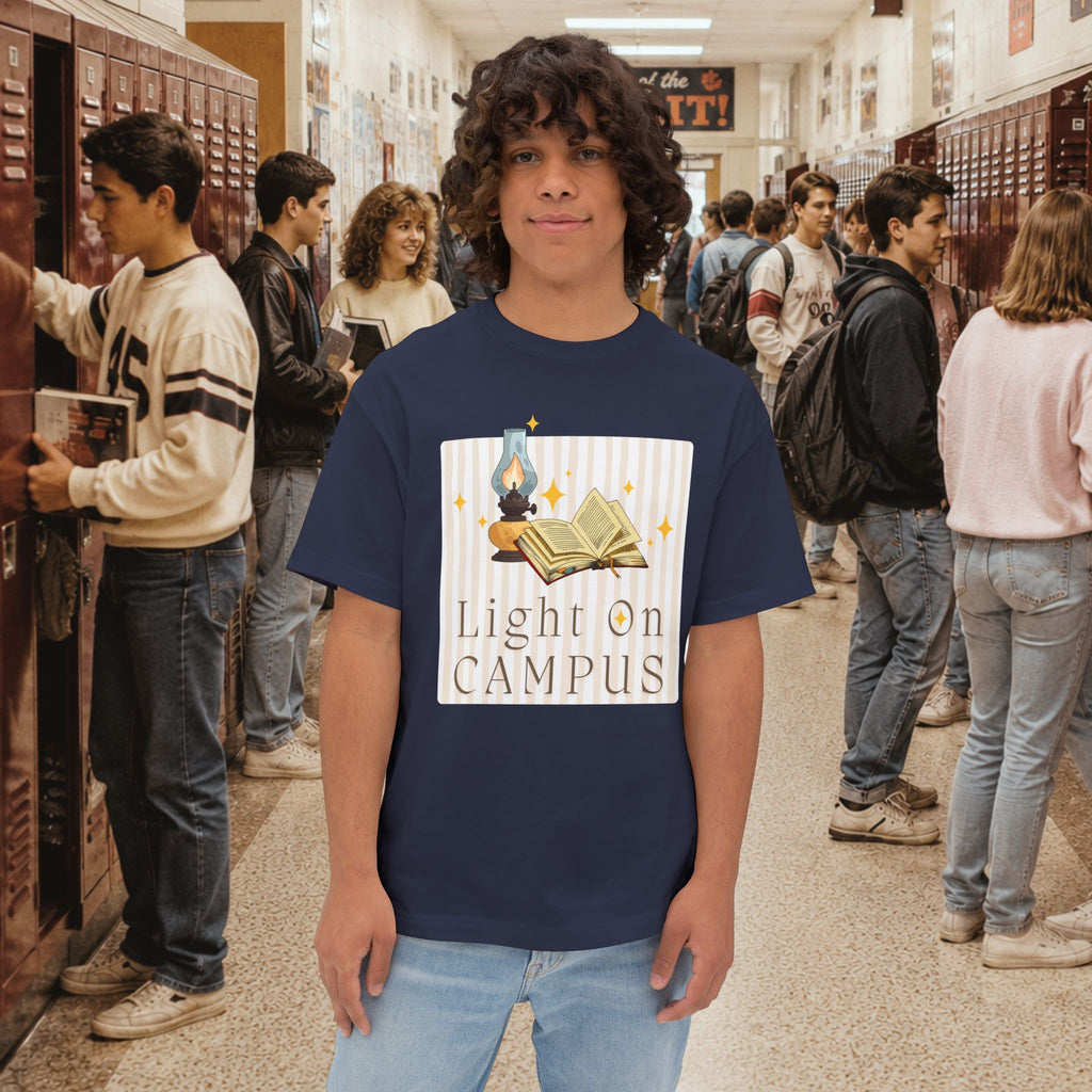 Light on Campus Oversized Boxy T-Shirt