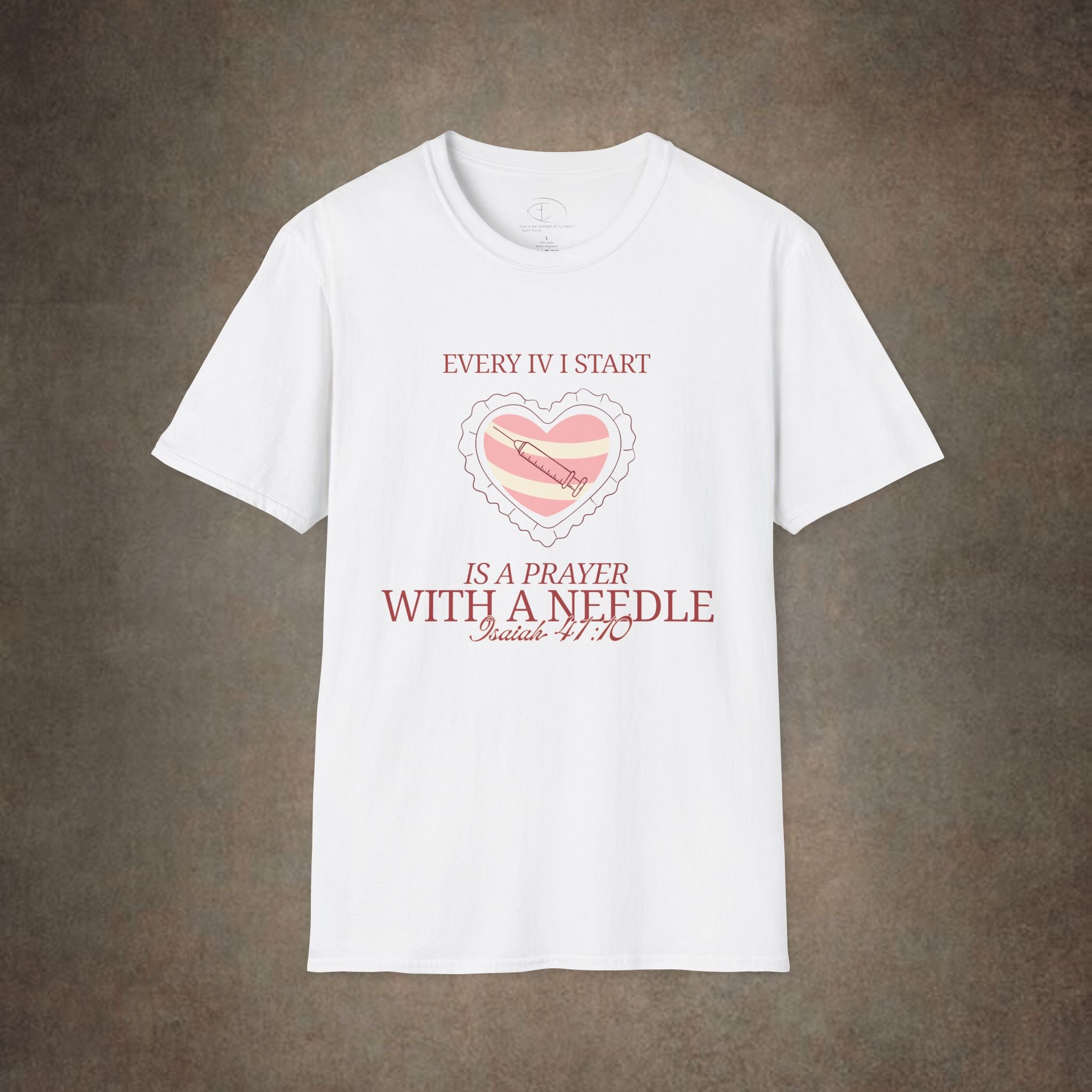 The Prayer with a needle - Isaiah 41:10 T-Shirt