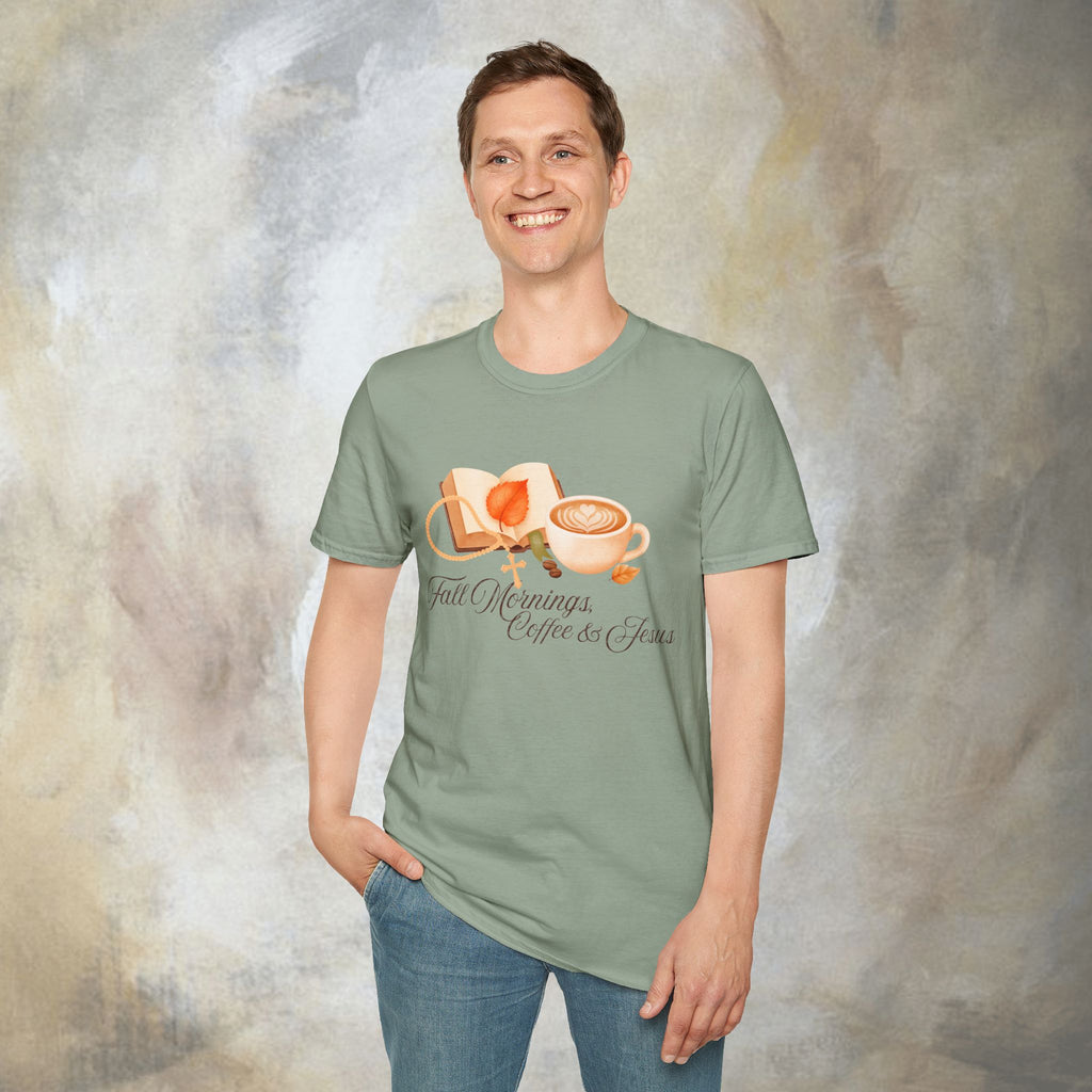 Fall Mornings Coffee T-Shirt