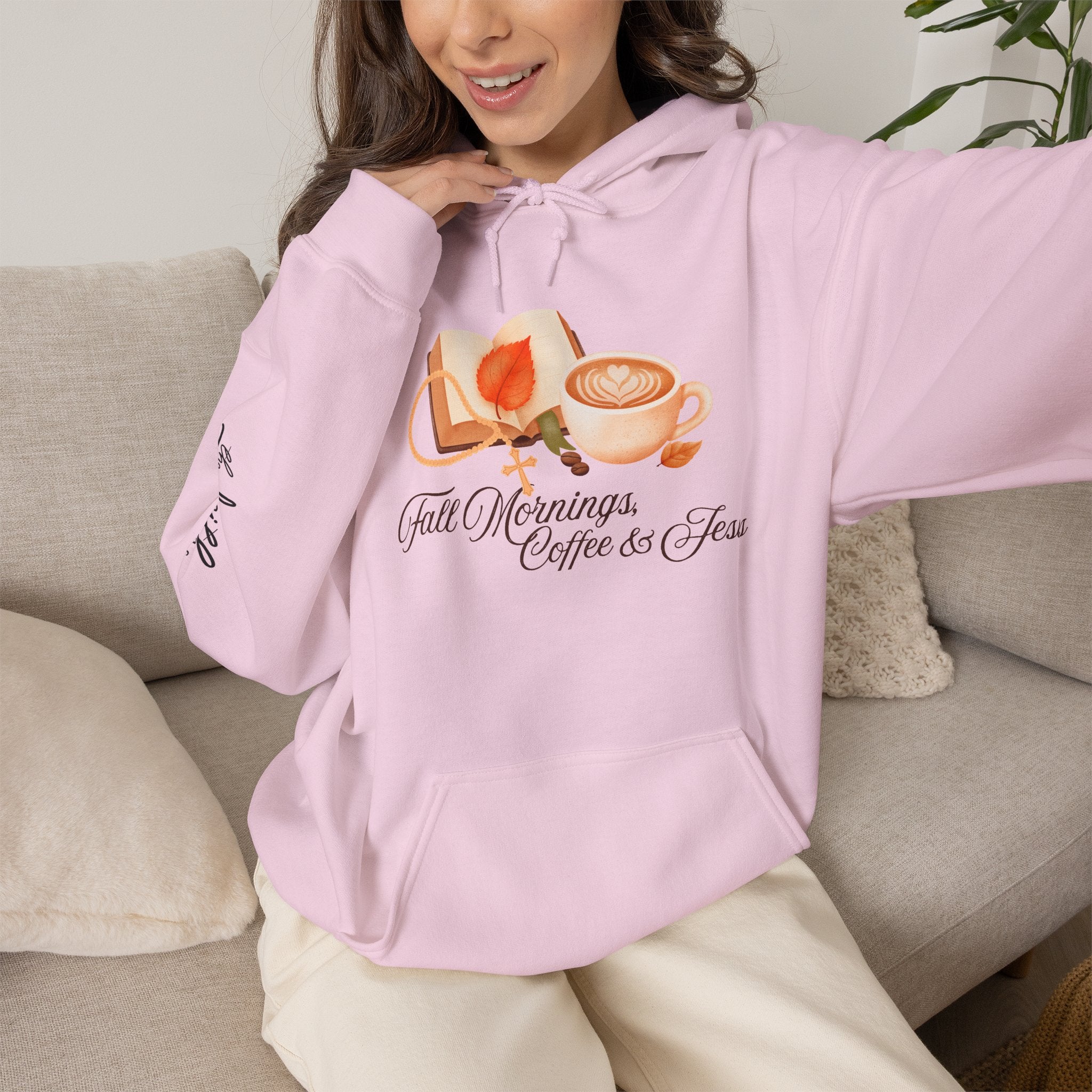 Fall Mornings: Coffee & Jesus Hoodie