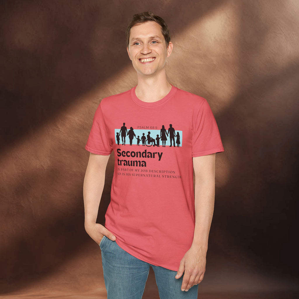 His Supernatural Strength - Psalm 68:5 T-Shirt