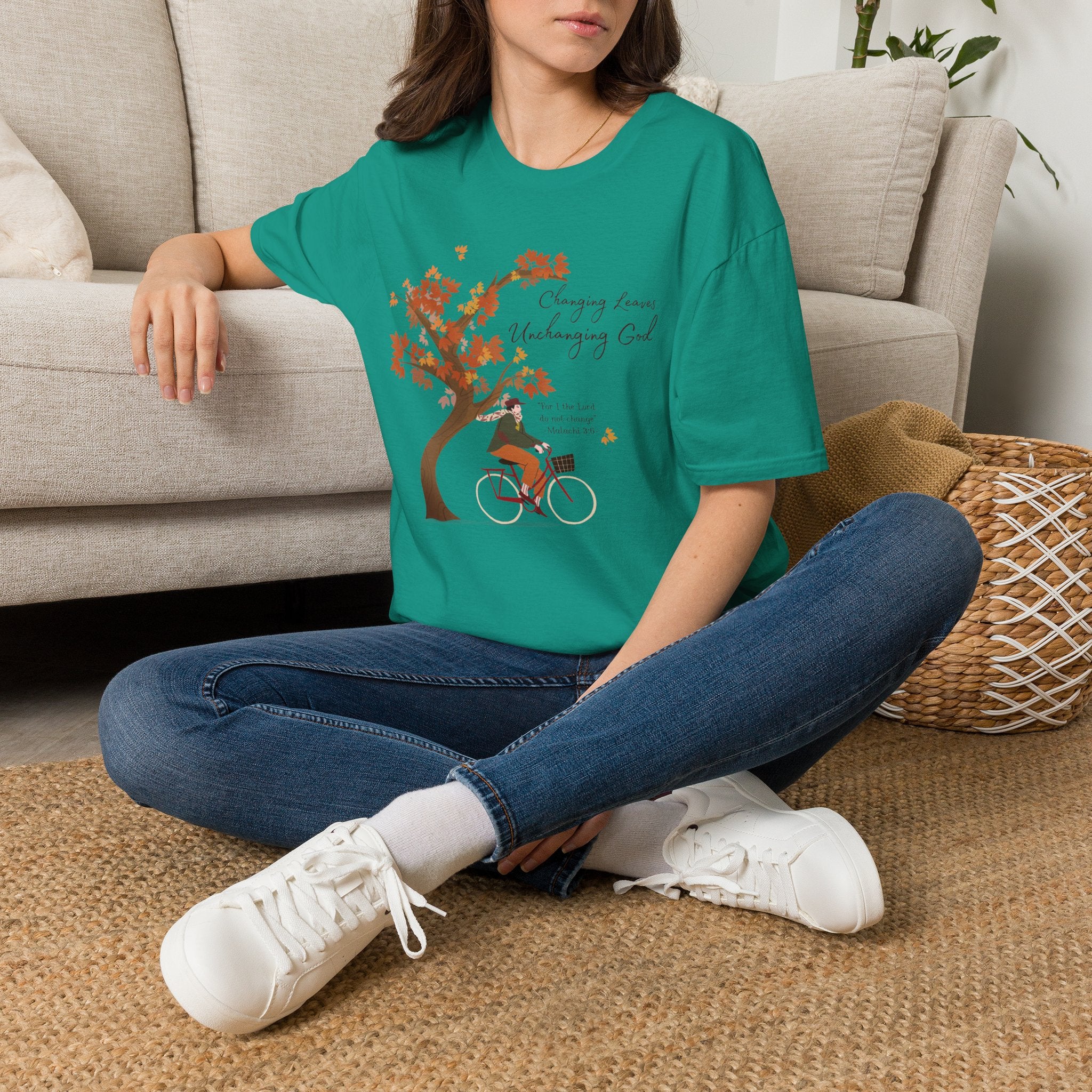 "Changing Leaves, Unchanging God" T-Shirt