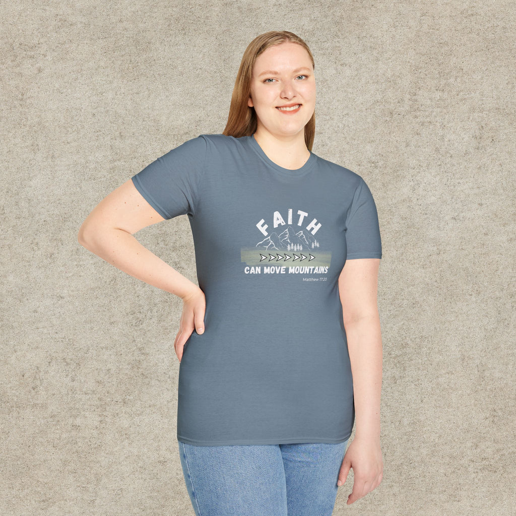 "Faith Can Move Mountains" T-shirt
