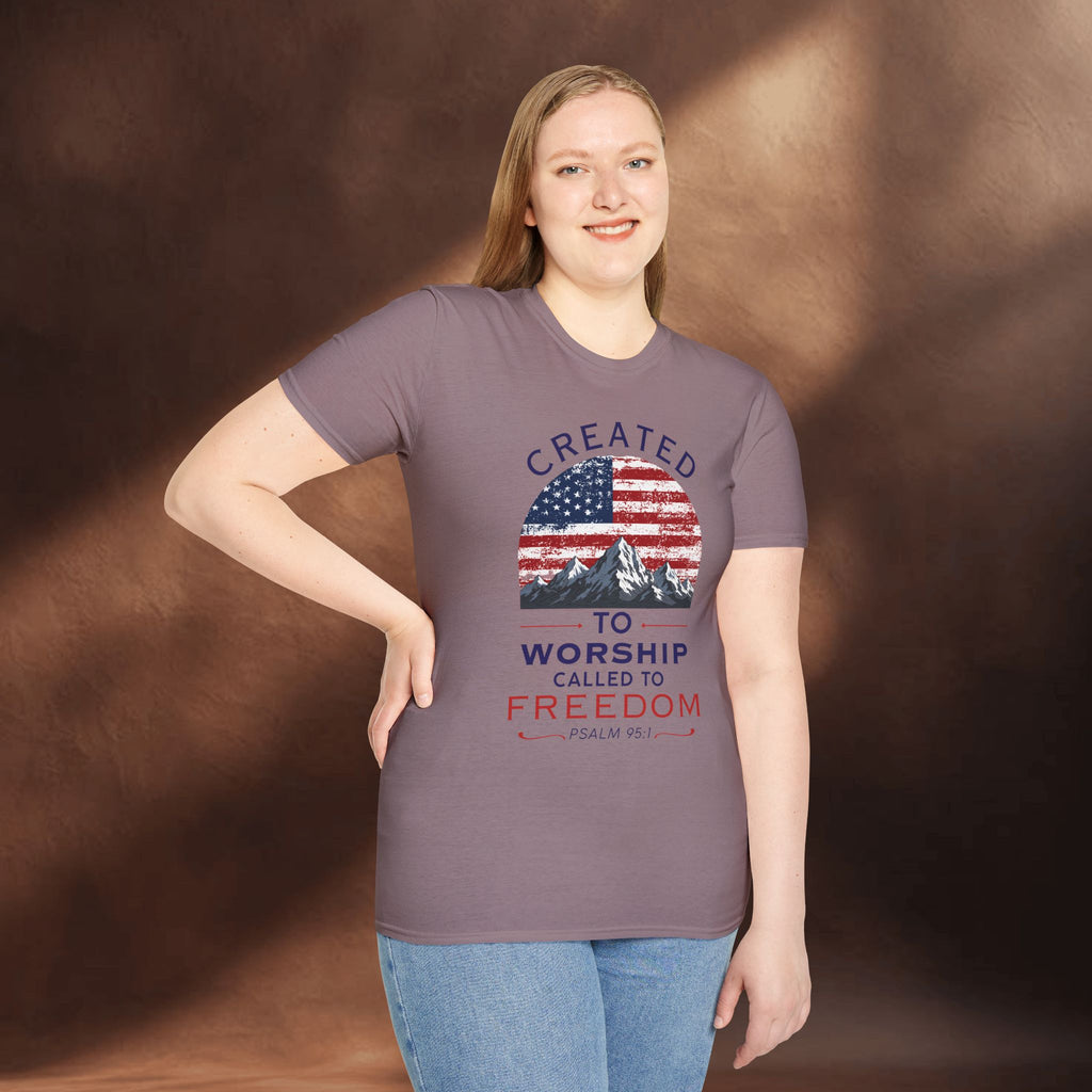 Created to worship called to freedom T-Shirt