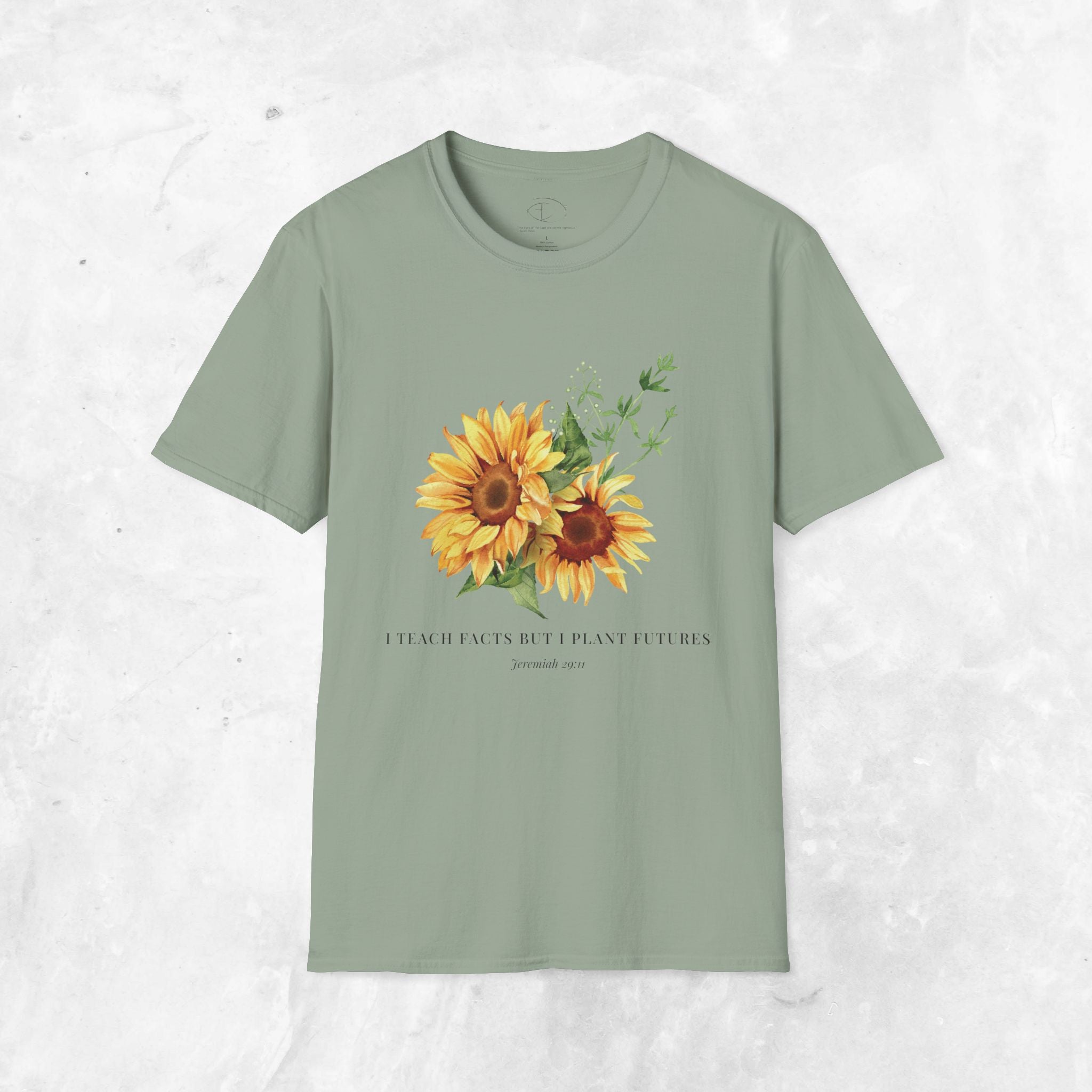 Jeremiah 29:11 T-shirt - Sunflower front