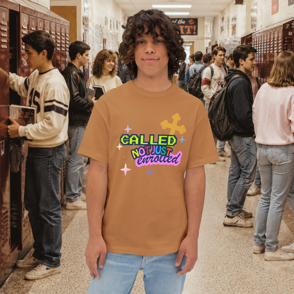 Called Not Just Enrolled Graphic oversized Boxy T-Shirt