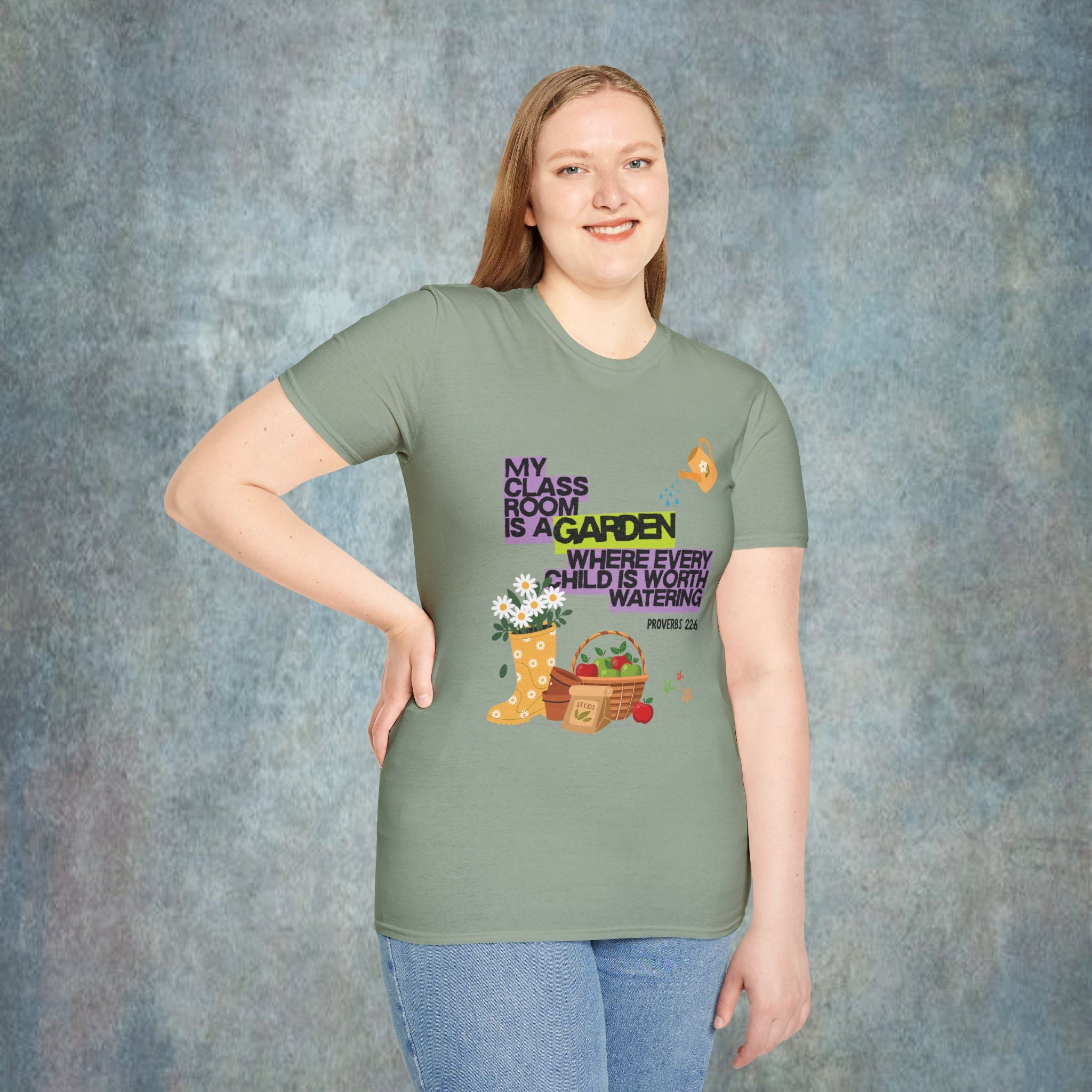 My Classroom Is a Garden Proverb 22:6 T-Shirt