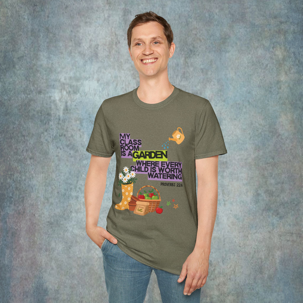 My Classroom Is a Garden Proverb 22:6 T-Shirt
