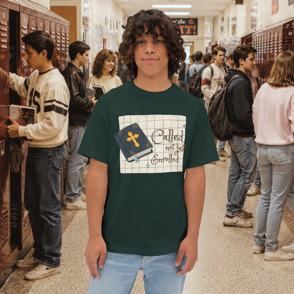 Called Not Just Enrolled Oversized Boxy T-Shirt