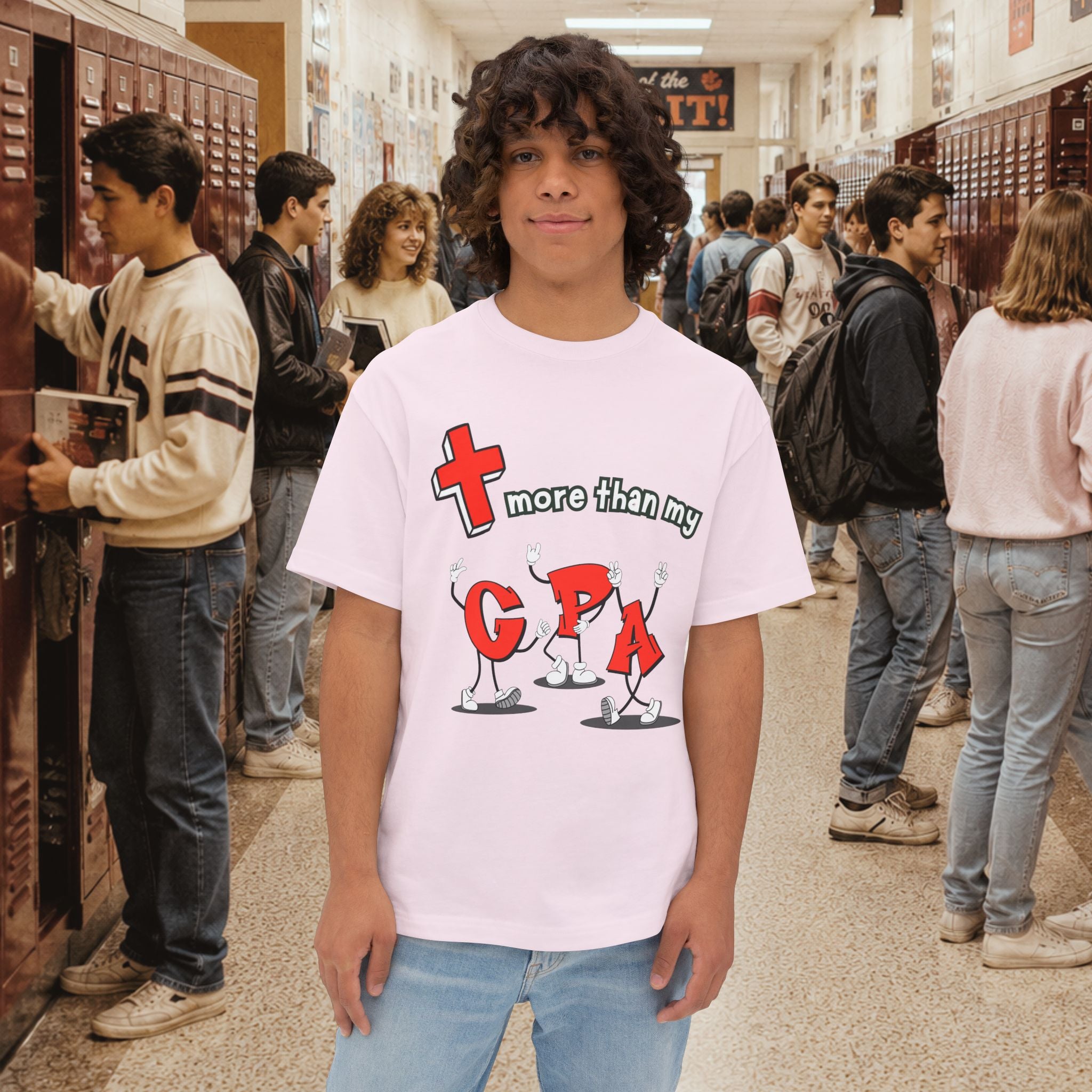 More Than My GPA Oversized Boxy T-Shirt