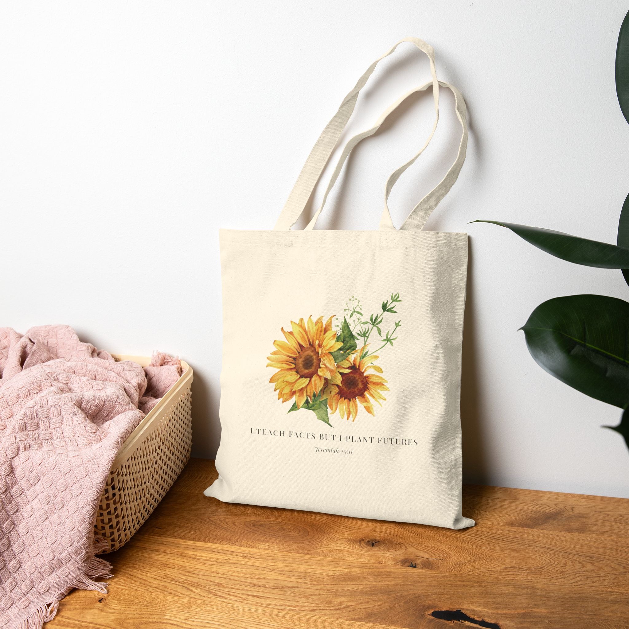 I Teach Facts, But I Plant Futures Tote Bag