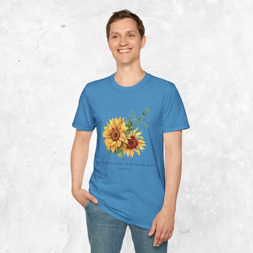 Jeremiah 29:11 T-shirt - Sunflower front