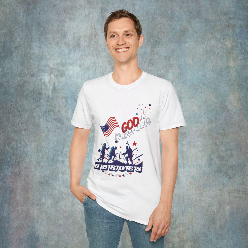 God Bless our heroes T-Shirt
