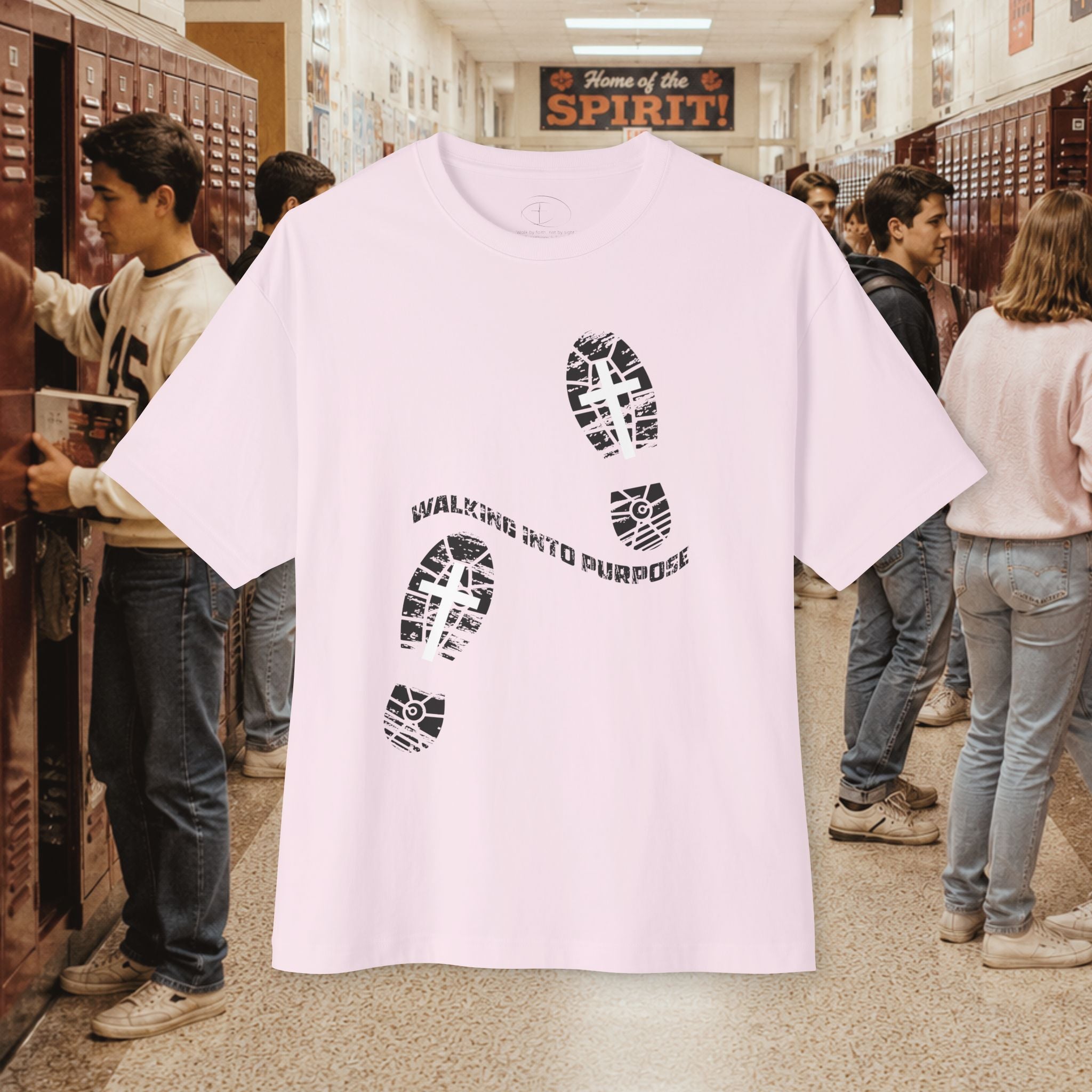 Walk Into Purpose Oversized Boxy T-Shirt