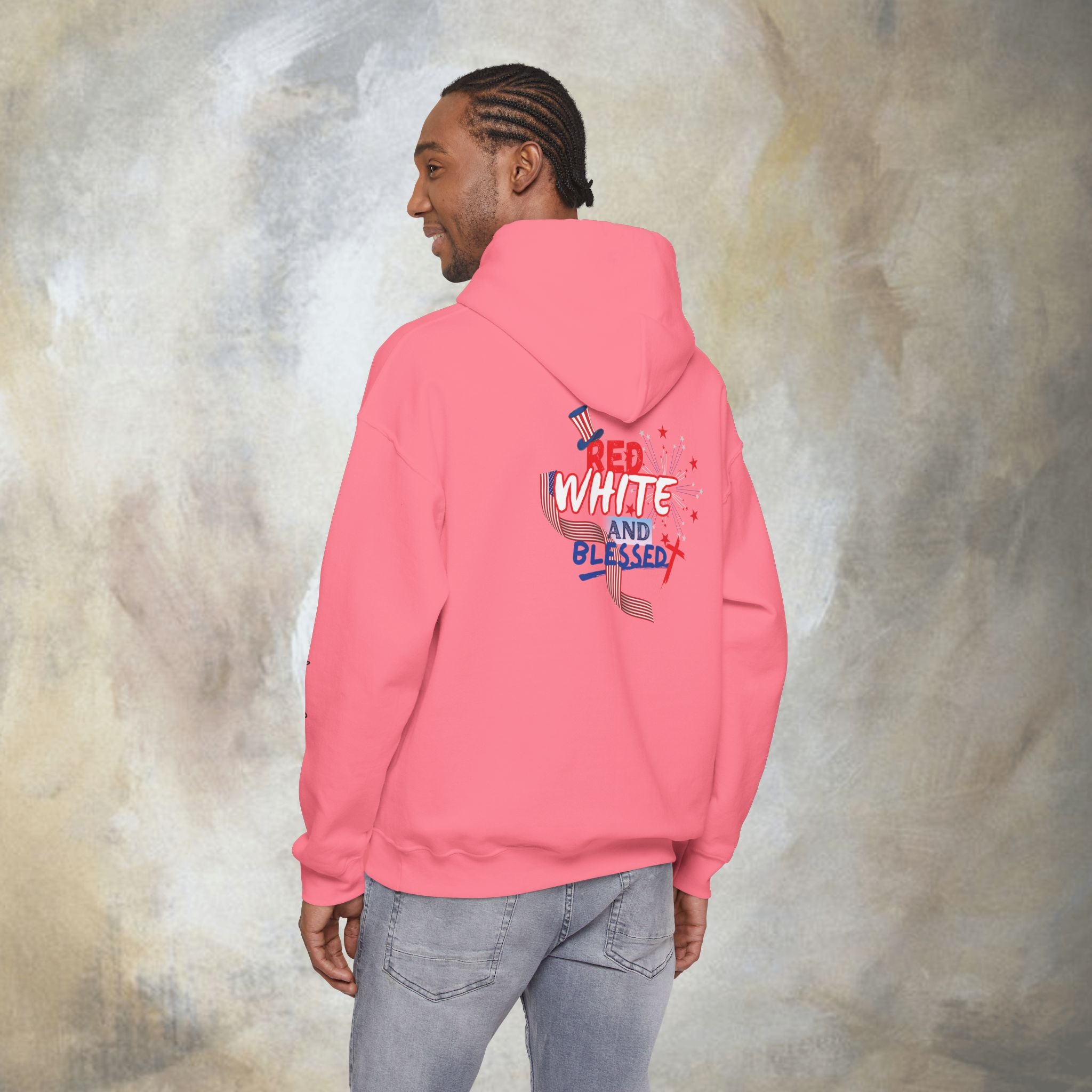 Red White and Blessed Hoodie