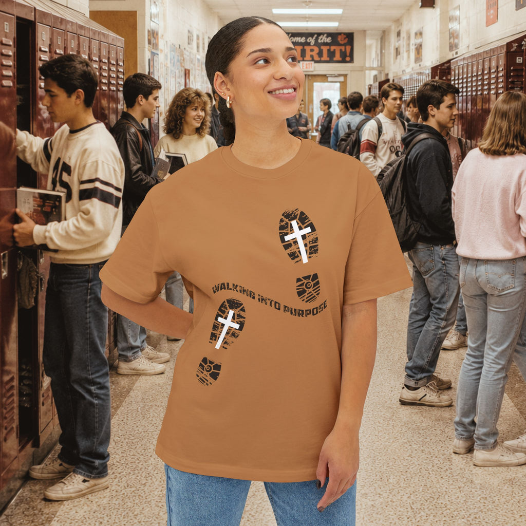 Walk Into Purpose Oversized Boxy T-Shirt