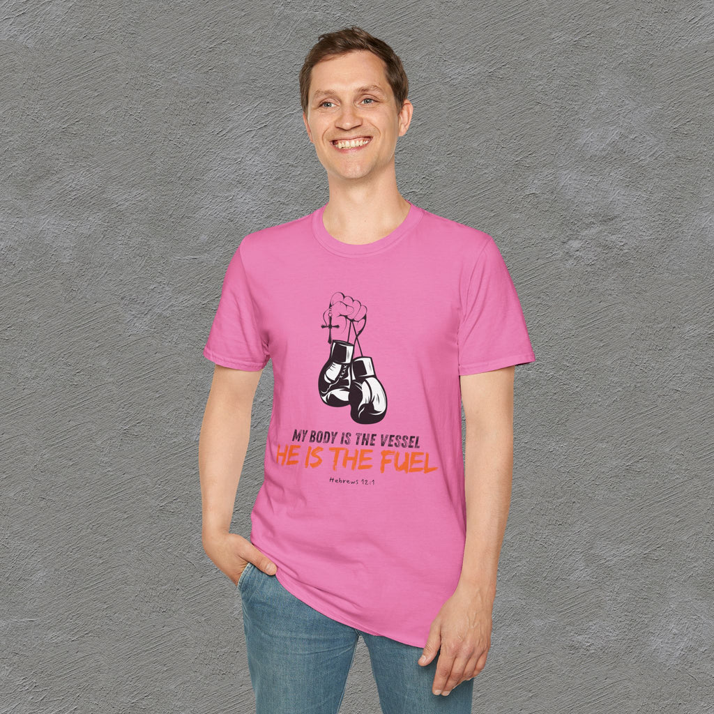 He is the fuel - Hebrews 12:1 T-shirt