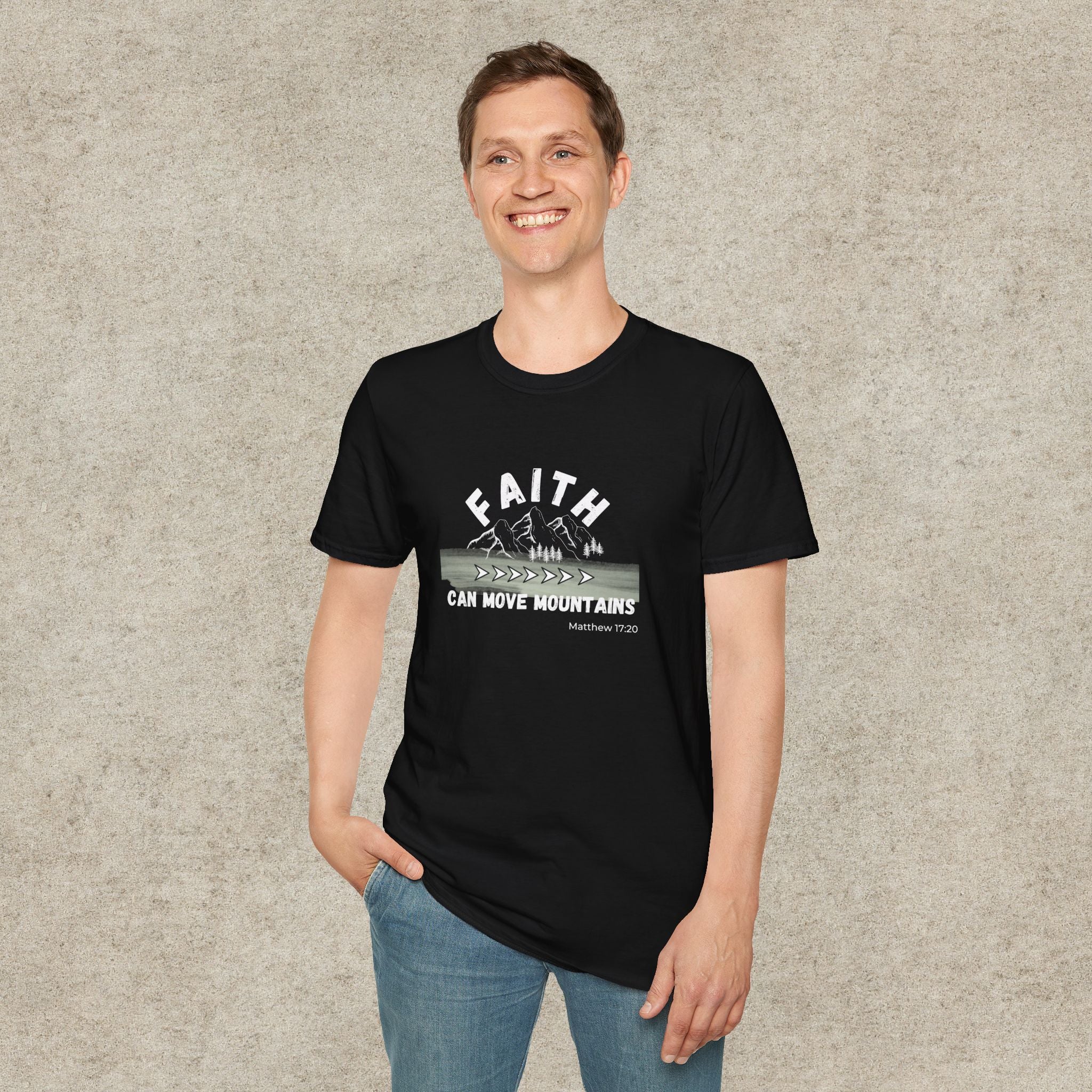 "Faith Can Move Mountains" T-shirt