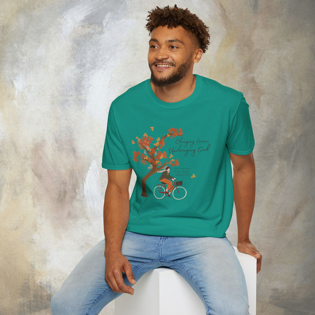 "Changing Leaves, Unchanging God" T-Shirt