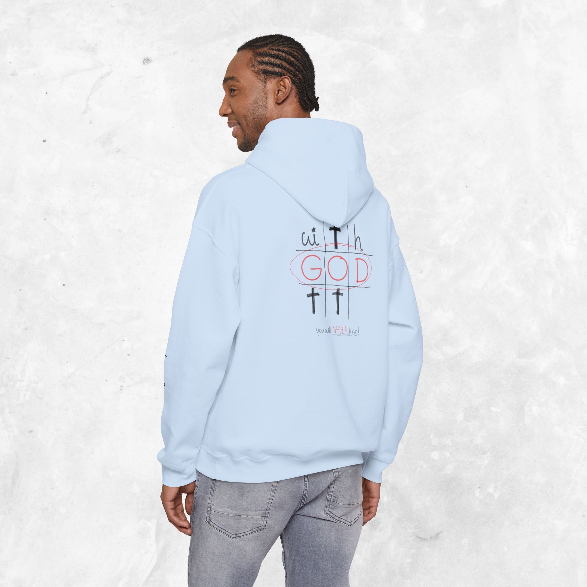 With God you will never lose hoodie