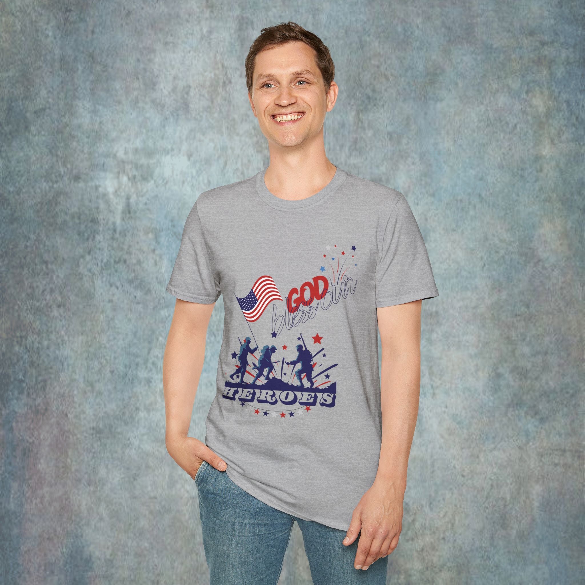 God Bless our heroes T-Shirt