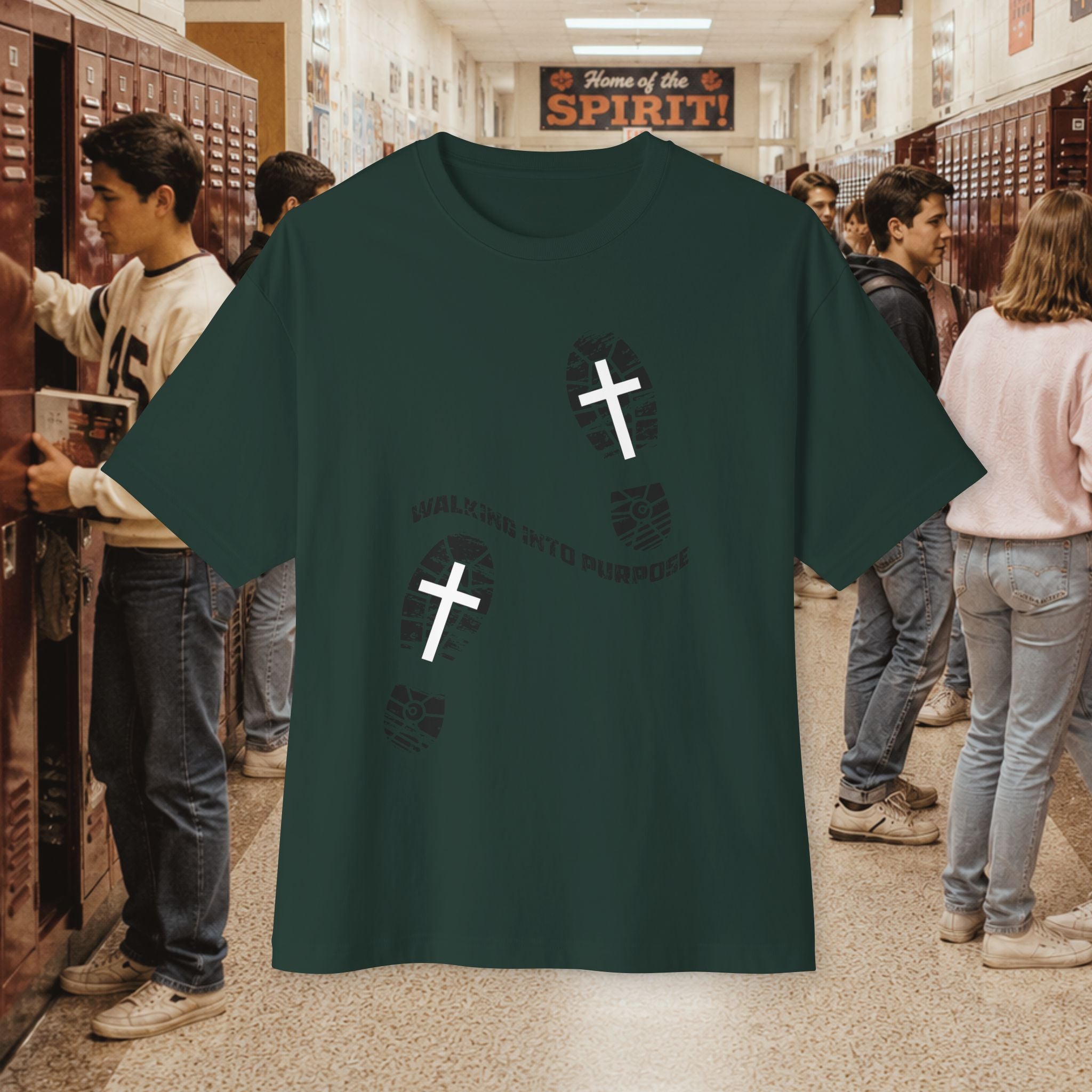 Walk Into Purpose Oversized Boxy T-Shirt