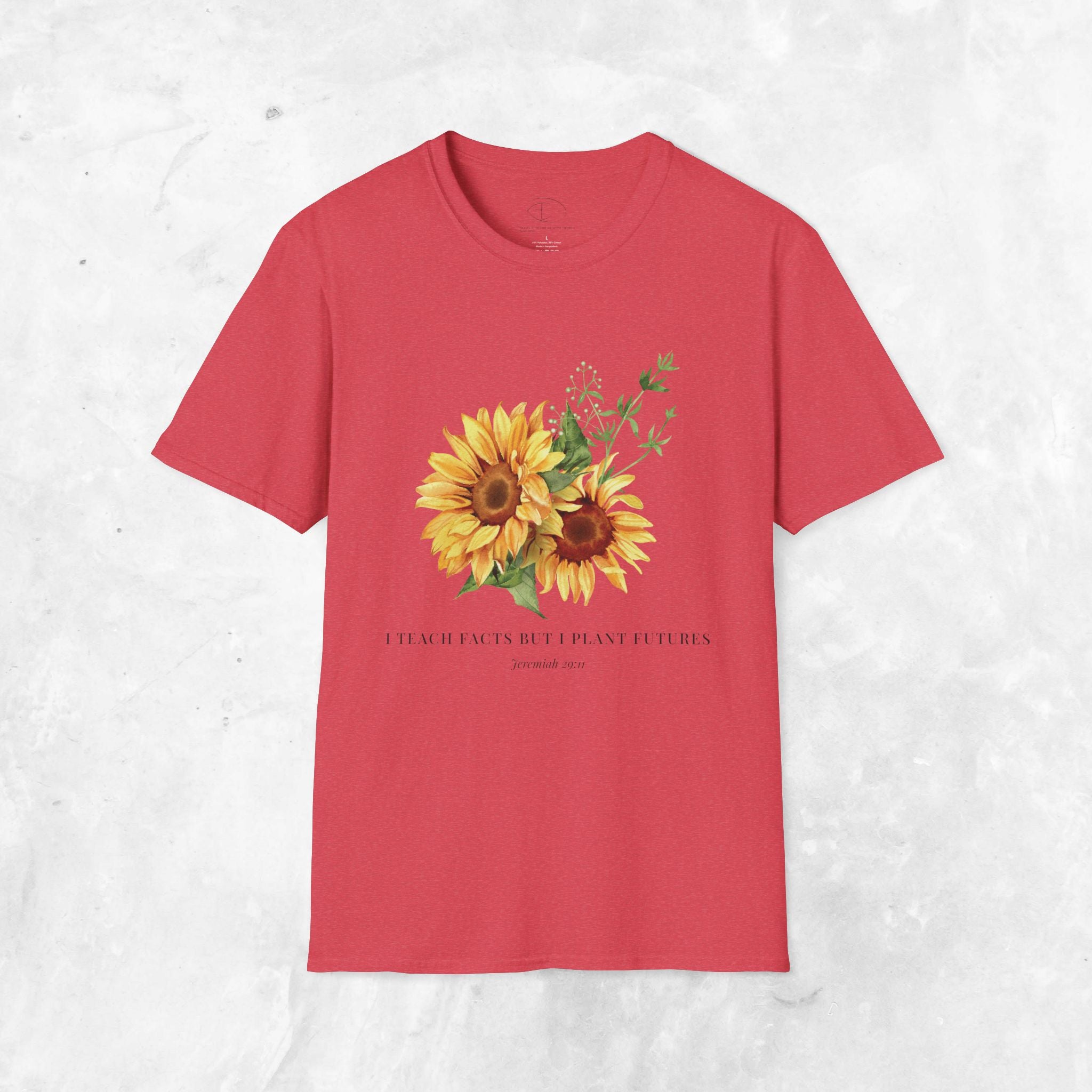 Jeremiah 29:11 T-shirt - Sunflower front