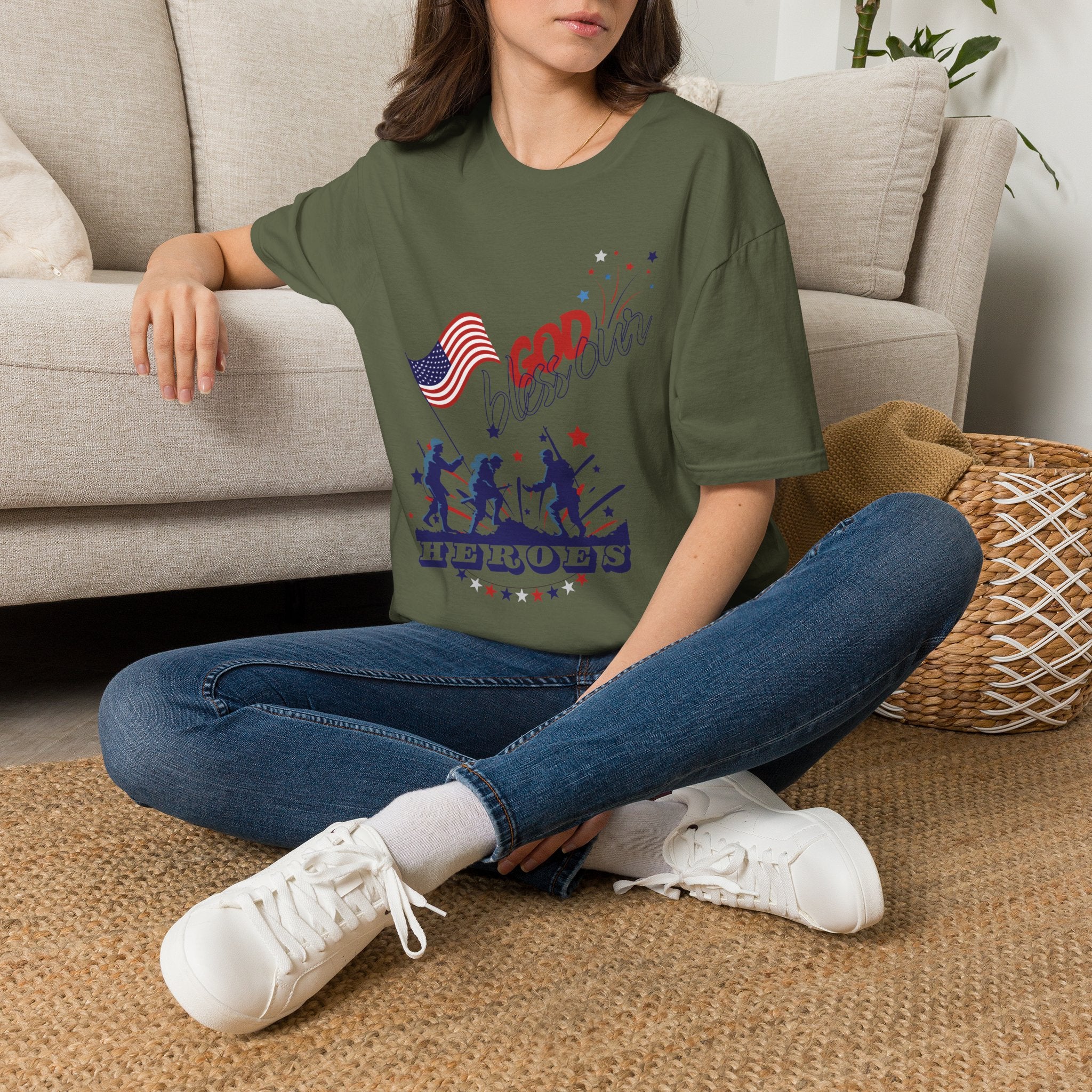 God Bless our heroes T-Shirt