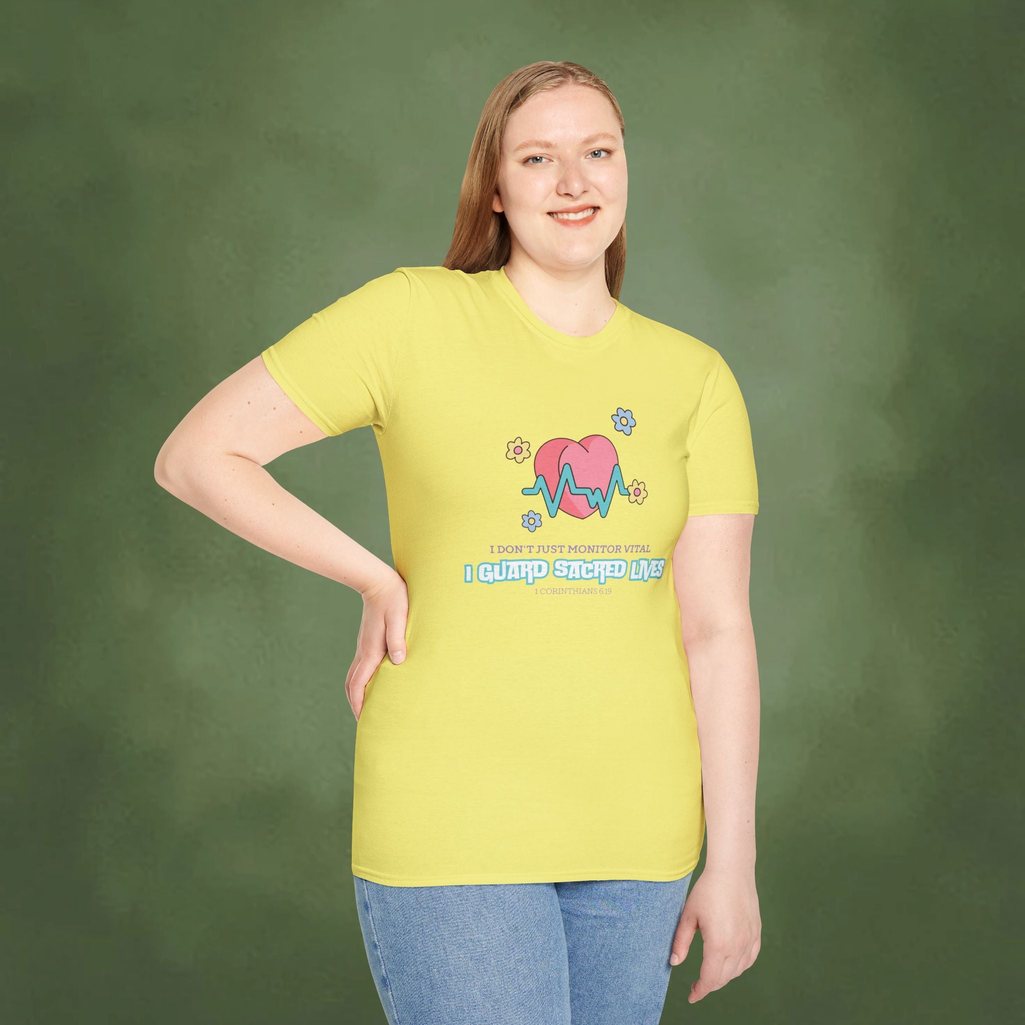 I guard sacred lives - Corinthians 6:19 T-shirt
