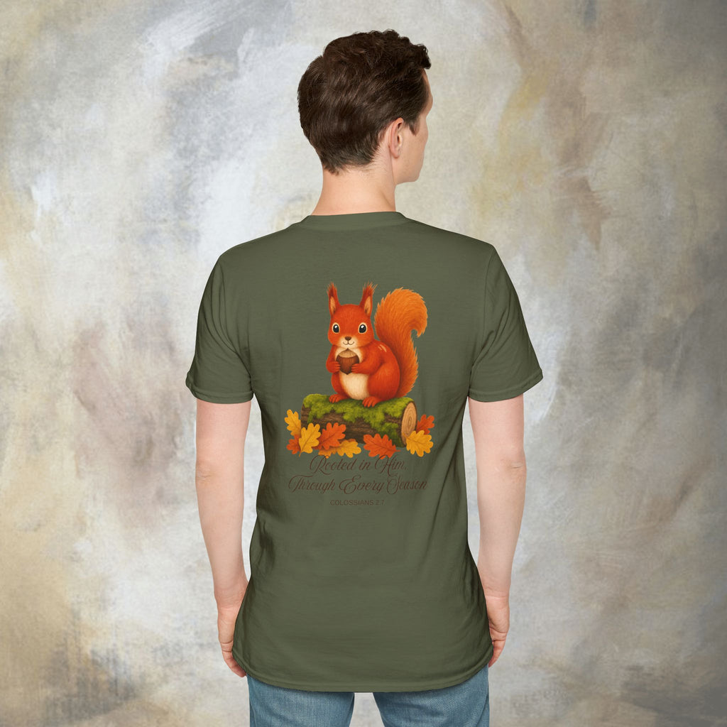 Rooted in Him, Through every season T-Shirt