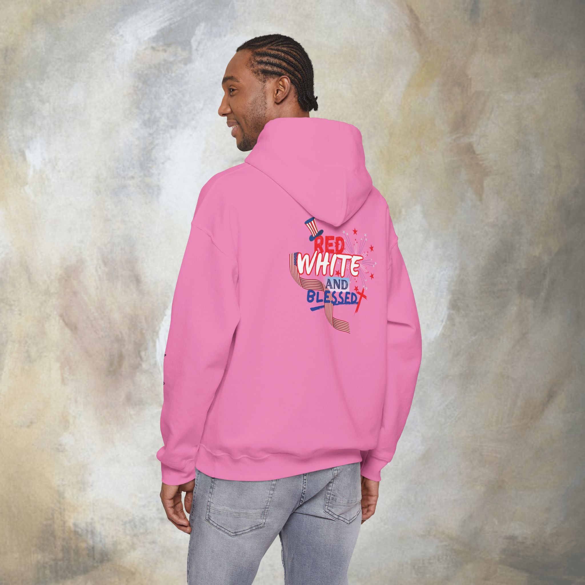 Red White and Blessed Hoodie