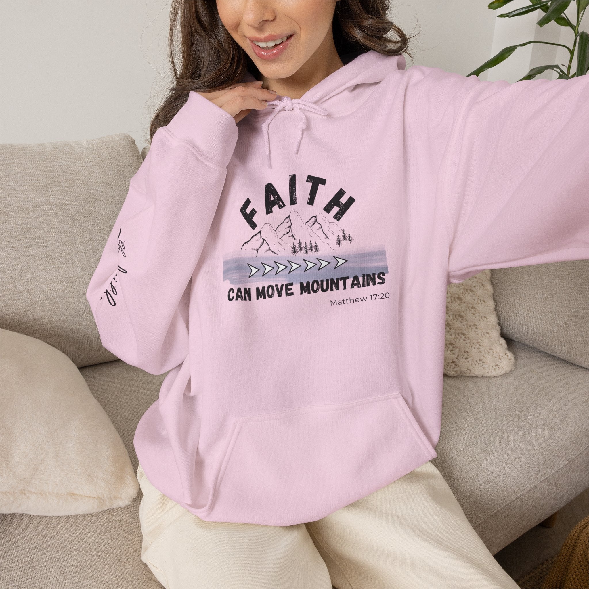 Faith Can Move Mountains Hoodie